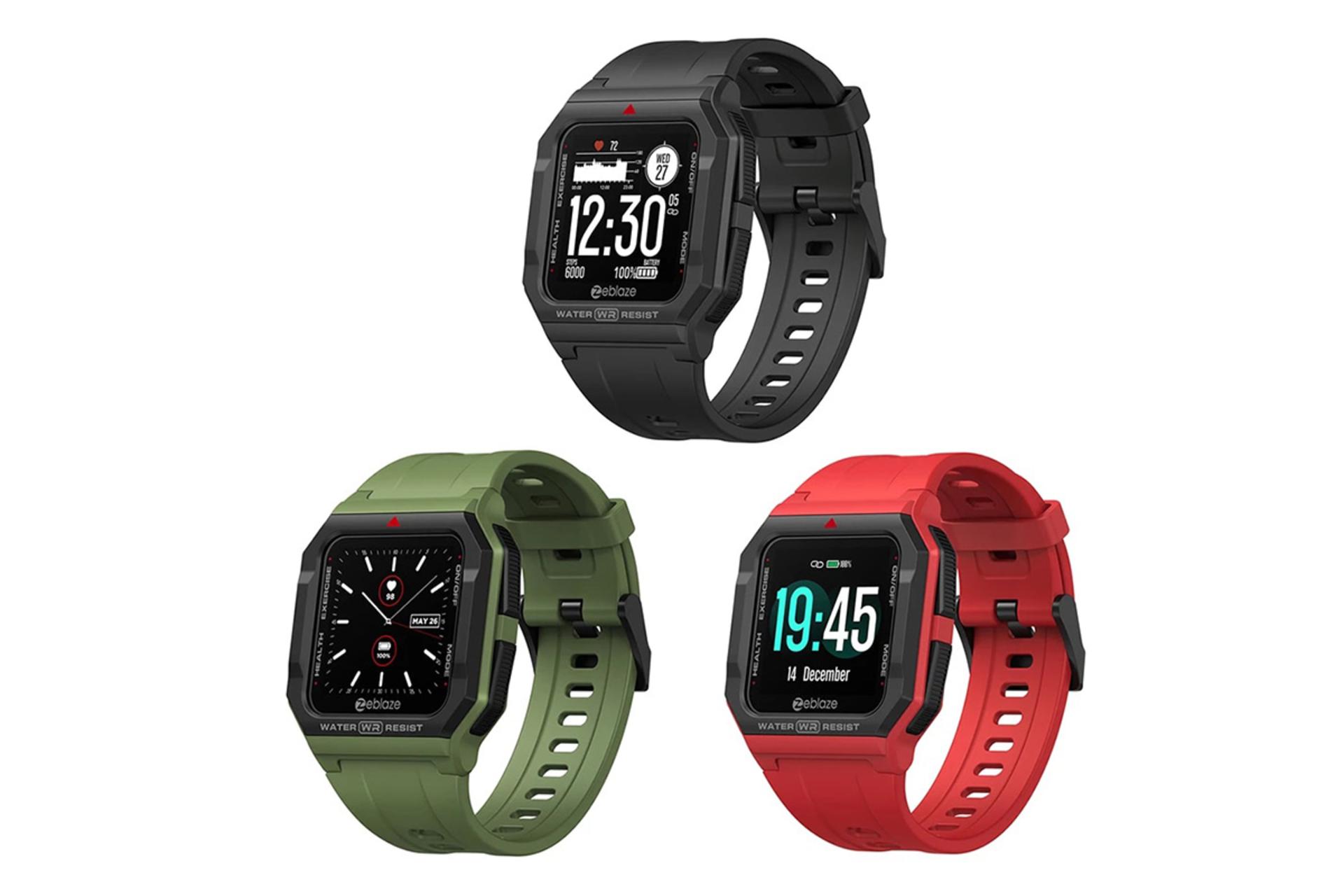 رنگ‌بندی ساعت هوشمند زبلاز Zeblaze Ares