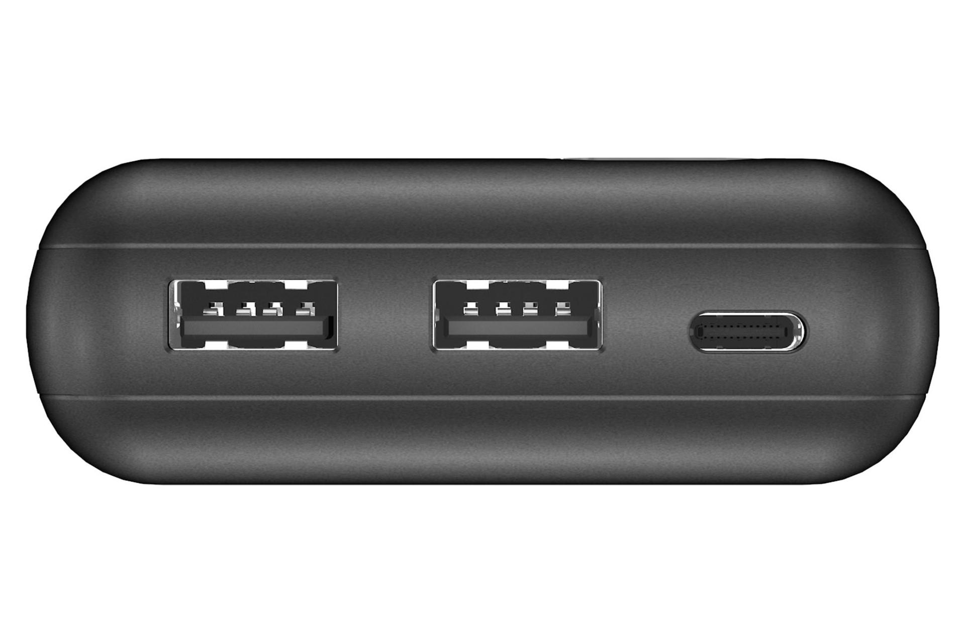 نمای درگاه های پاور بانک انرجایزر UE20003