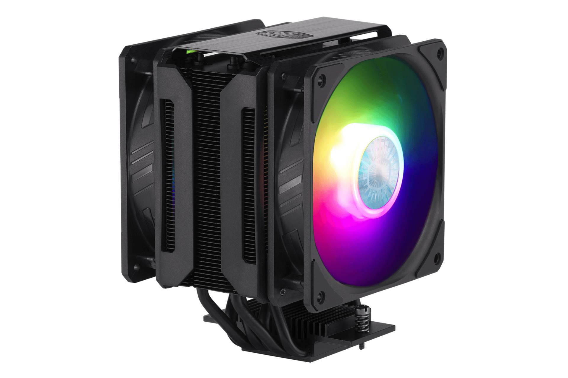 مرجع متخصصين ايران نماي چپ خنك كننده پردازنده كولر مستر MASTERAIR MA612 STEALTH ARGB