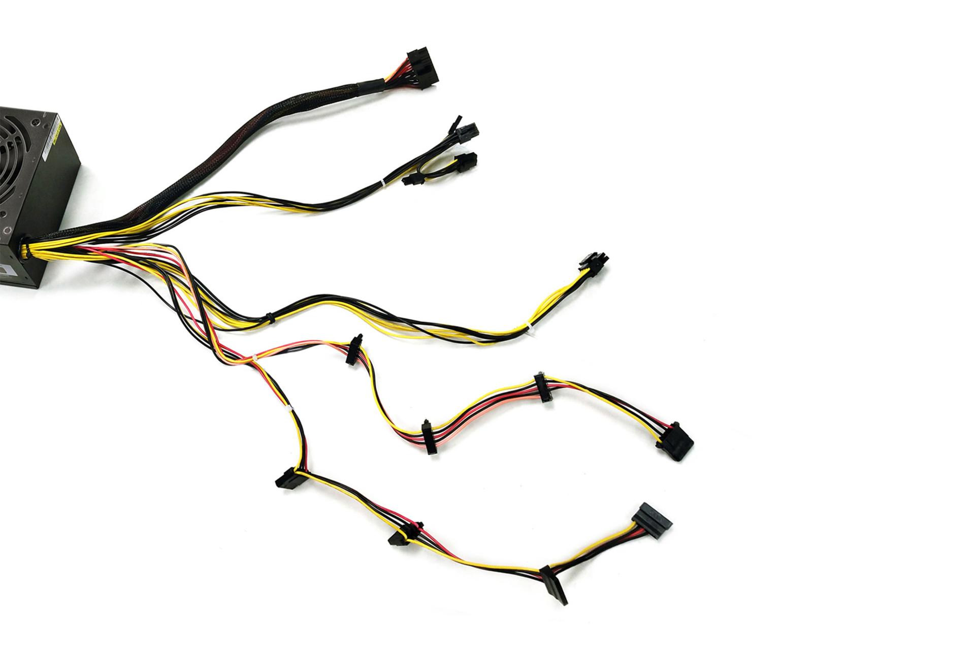 پاور کامپیوتر دیپ کول DN500 با توان 500 وات کابل