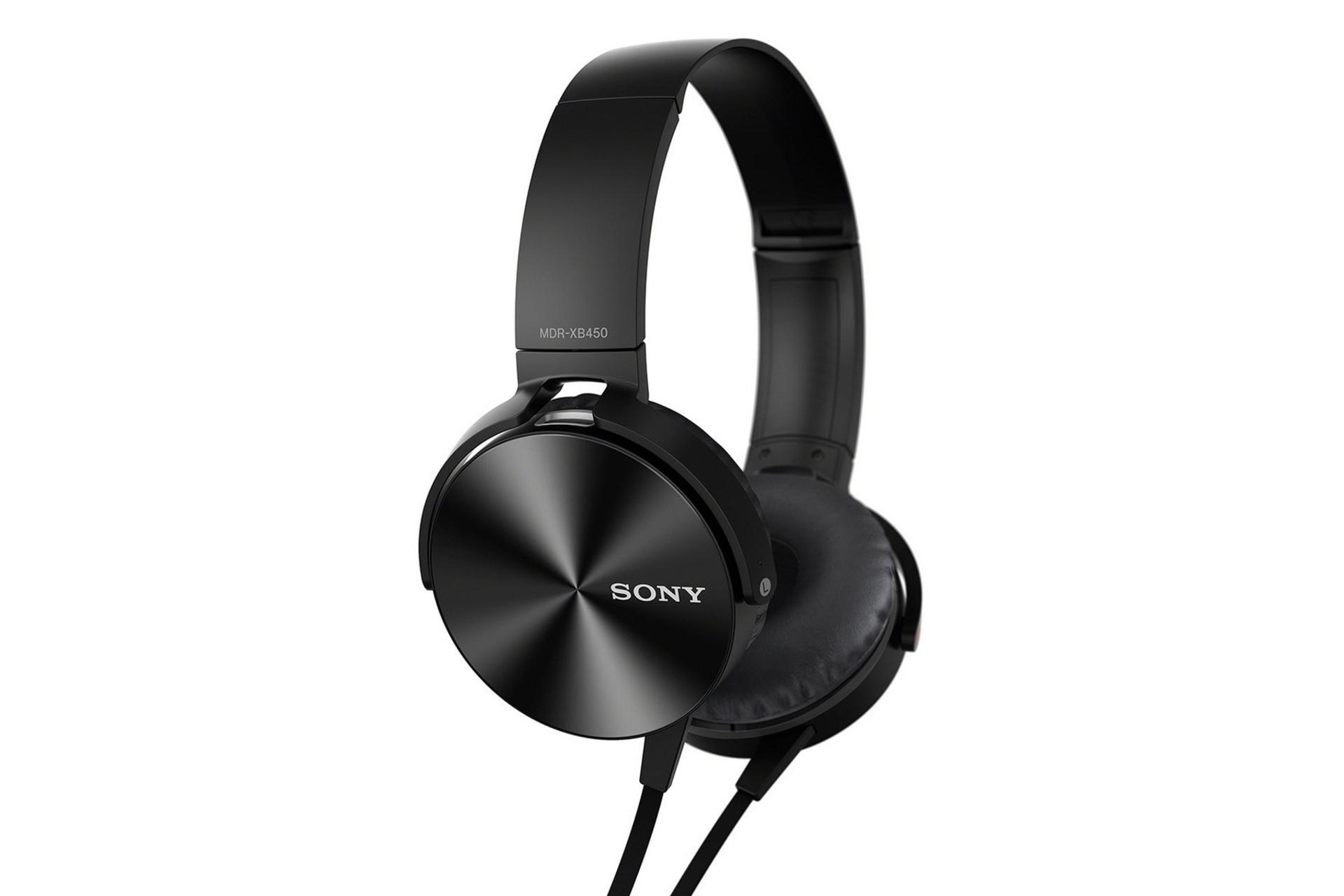 نمای جانبی هدفون سونی Sony MDR-XB450AP مشکی