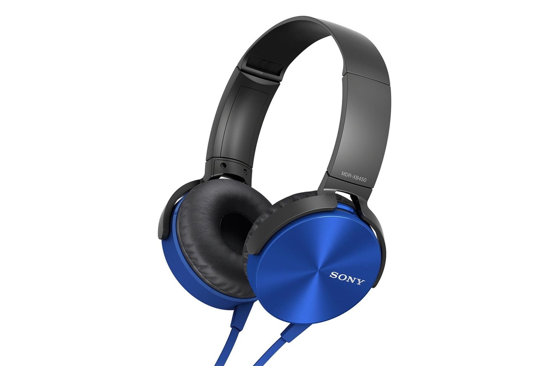 هدفون سونی Sony MDR-XB450AP آبی