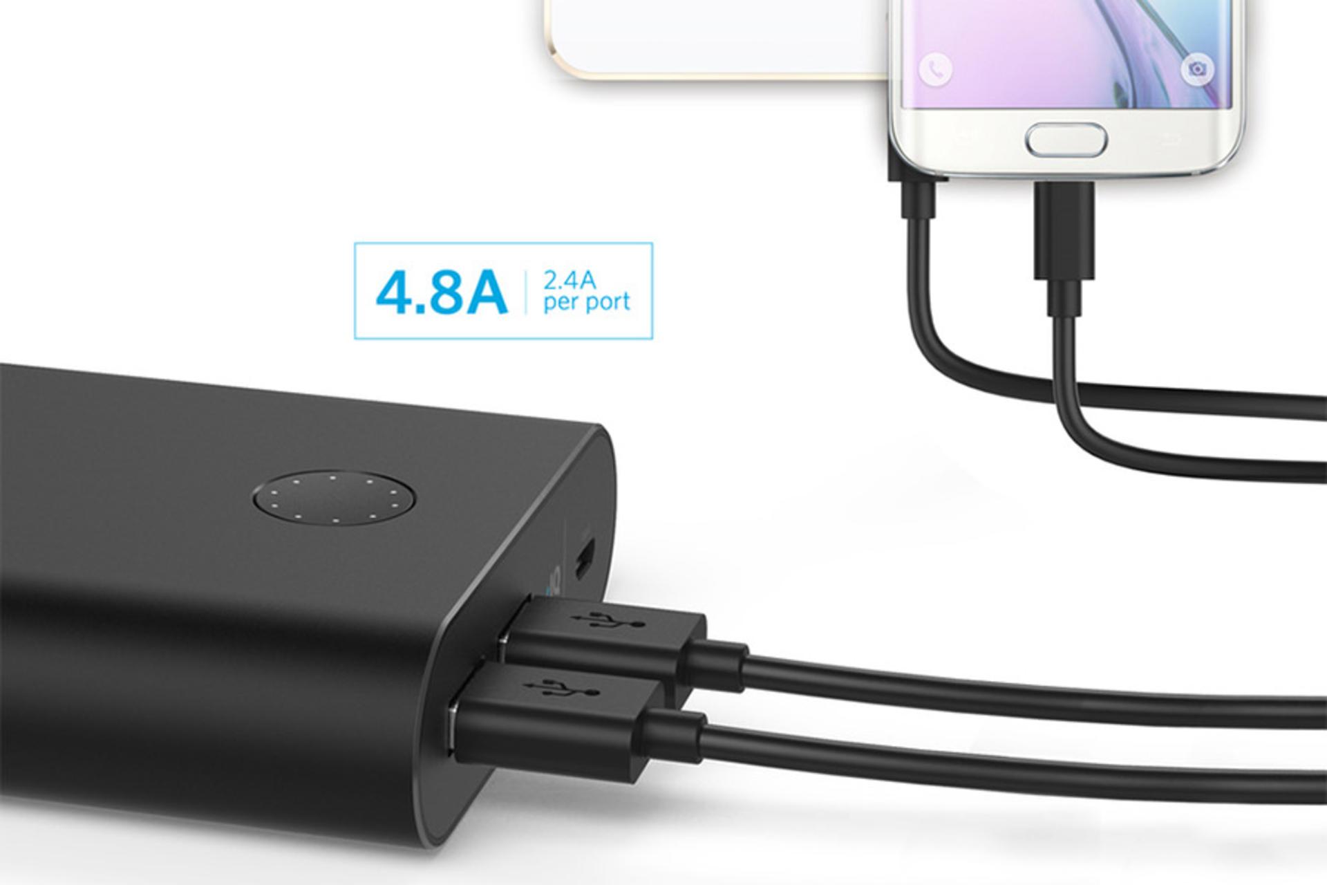 انکر PowerCore+ 13400 با ظرفیت 13400 میلی‌آمپر ساعت / Anker PowerCore+ 13400 A1316 13400 mAh