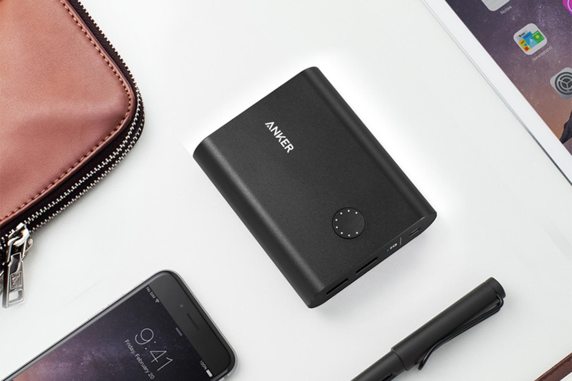 انکر PowerCore+ 13400 با ظرفیت 13400 میلی‌آمپر ساعت / Anker PowerCore+ 13400 A1316 13400 mAh