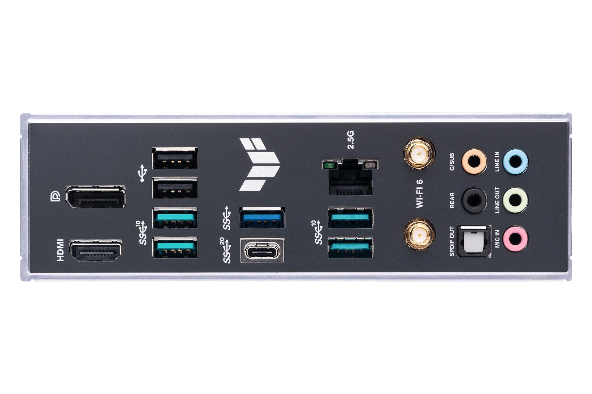 درگاه‌های مادربرد ایسوس ASUS TUF GAMING B760M-PLUS WIFI D4