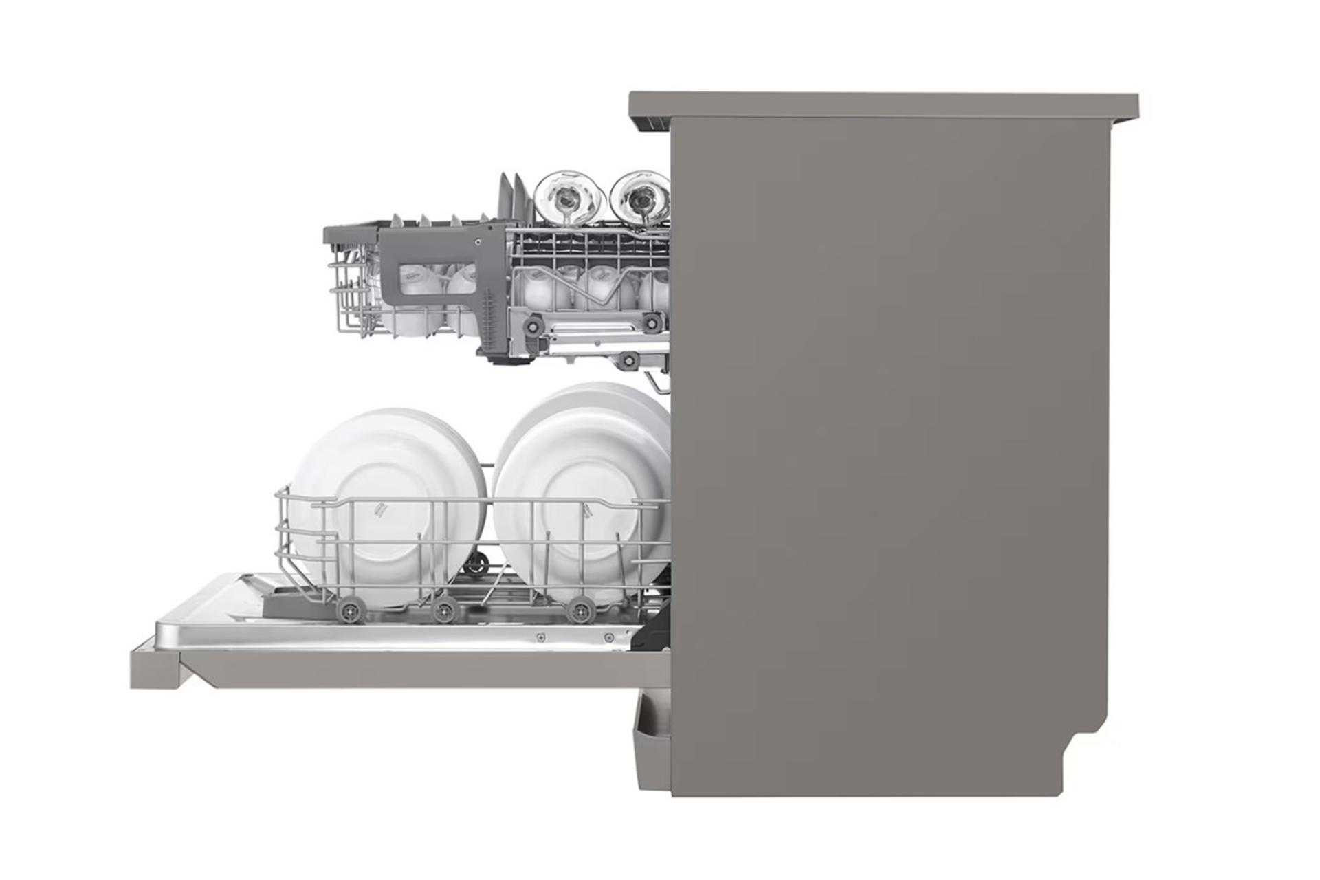 ماشین ظرف شویی ال جی LG DFB512 نمای جانبی