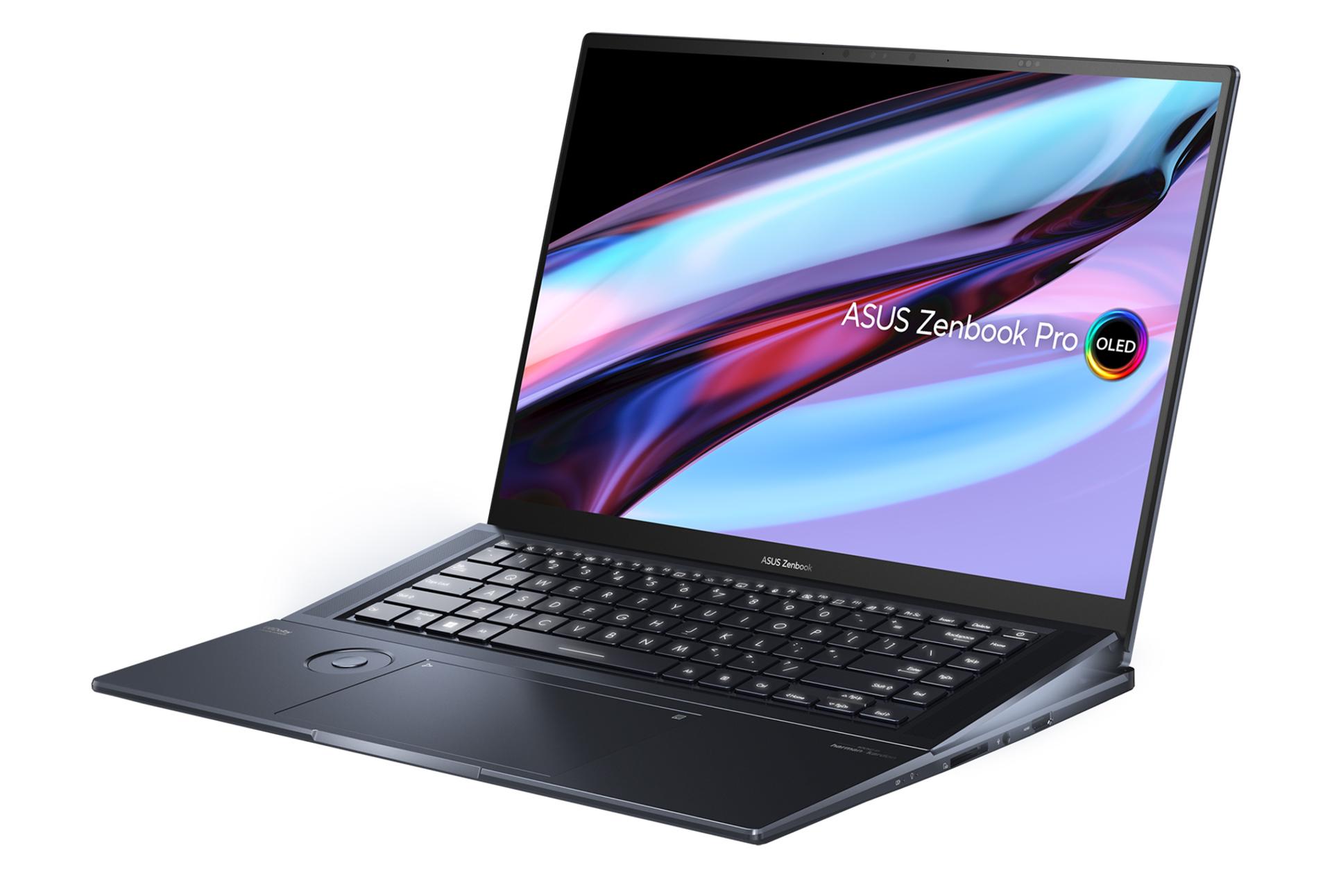 نمای نیمرخ راست لپ تاپ ایسوس ZenBook Pro Duo 16X UX7602ZM