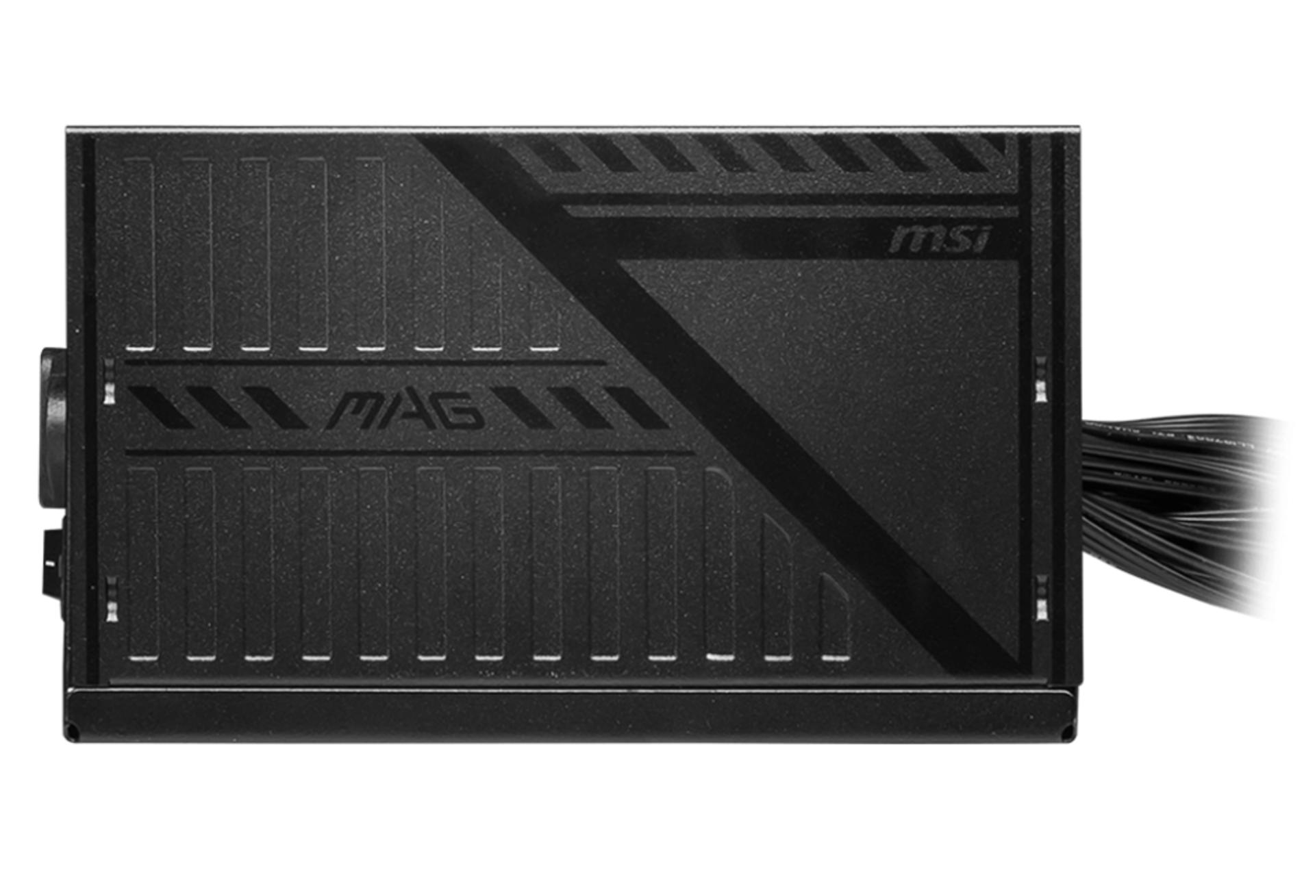 پاور کامپیوتر ام اس آی MSI MAG A500DN با توان 500 وات نمای کنار