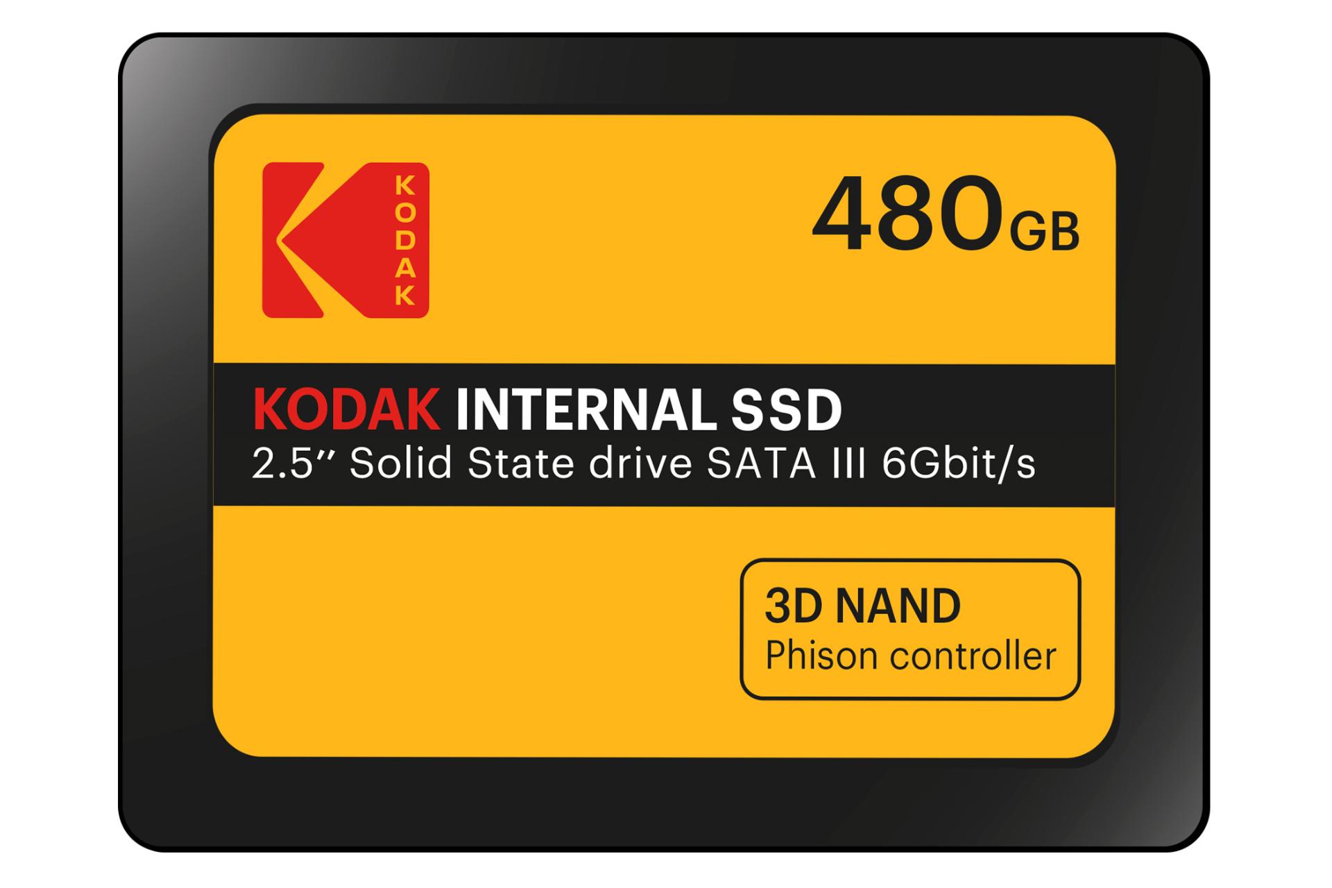 نمای روبرو SSD کداک X150s SATA 2.5 Inch ظرفیت 480 گیگابایت