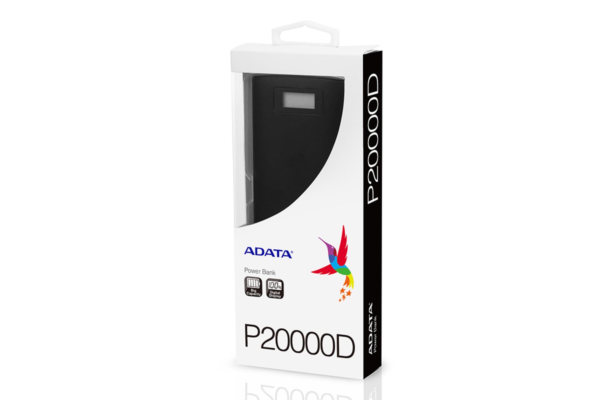 ای دیتا P20000D با ظرفیت 20000 میلی‌آمپر ساعت / ADATA P20000D 20000mAh