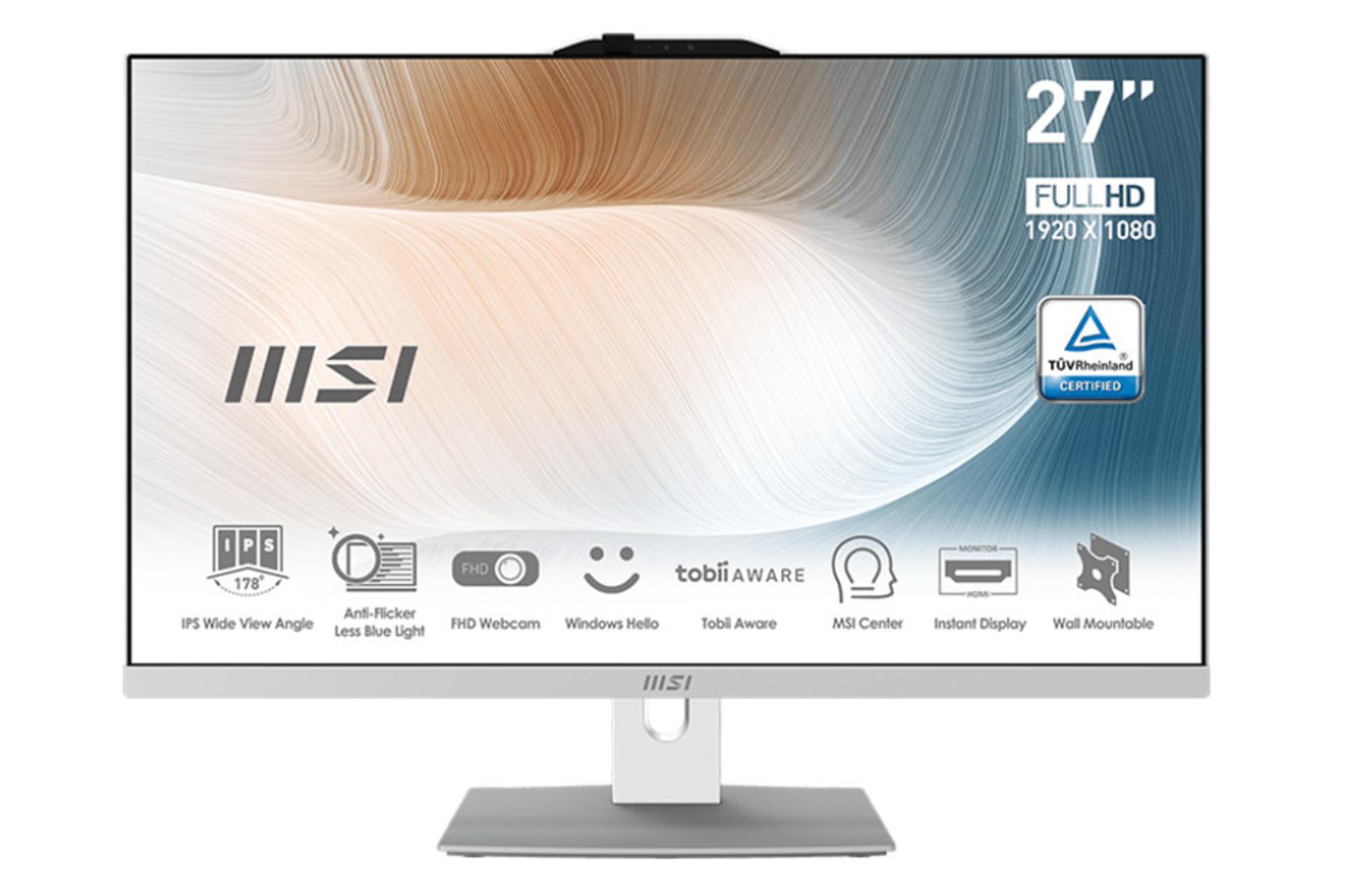 کامپیوتر آل این وان All in one MSI AM272P 12M سفید