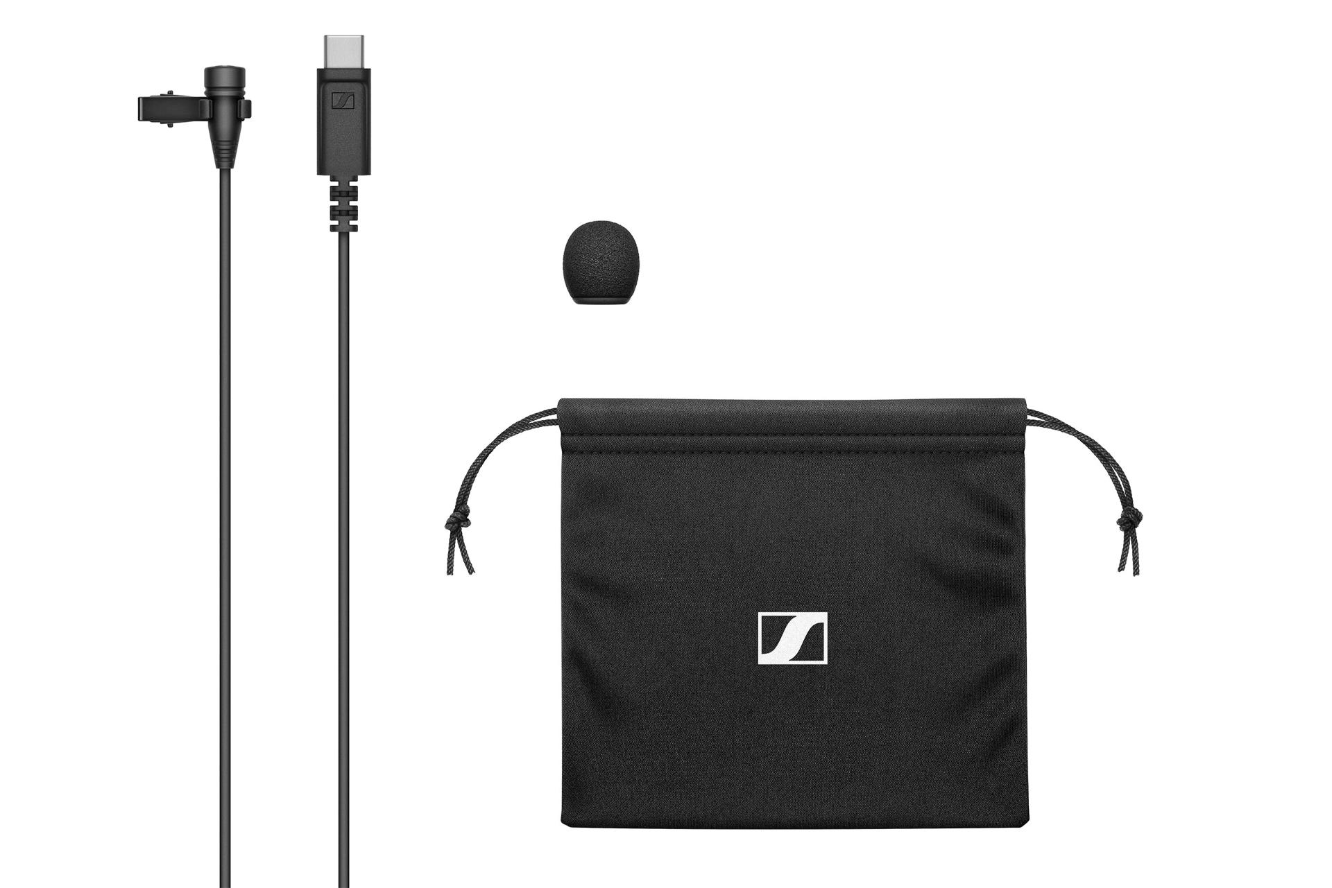 میکروفون سنهایزر XS Lav USB-C Mobile Kit به همراه کیف و ابر میکروفون