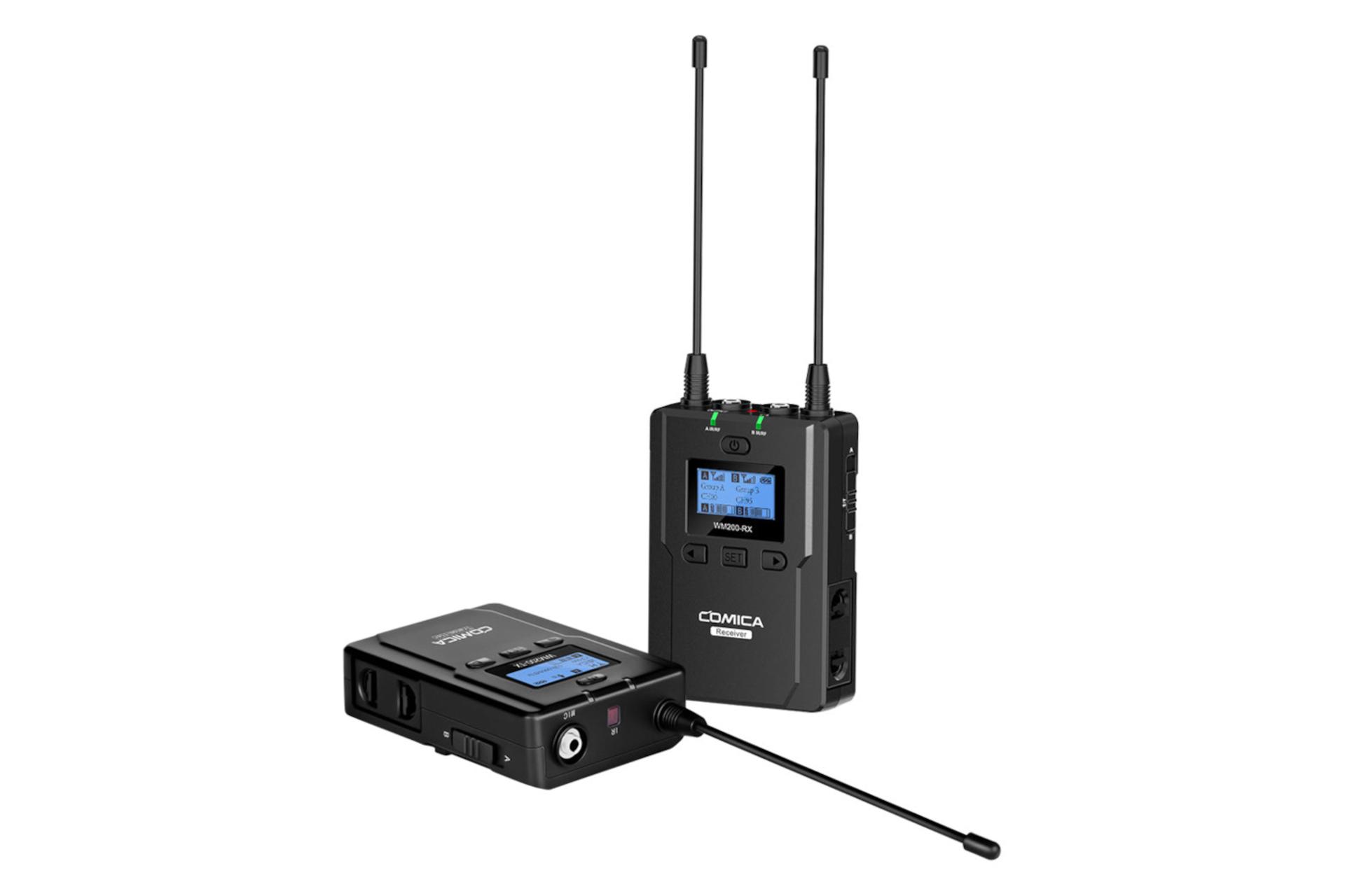 نمای جانبی میکروفون کامیکا Comica CVM-WM200(C)