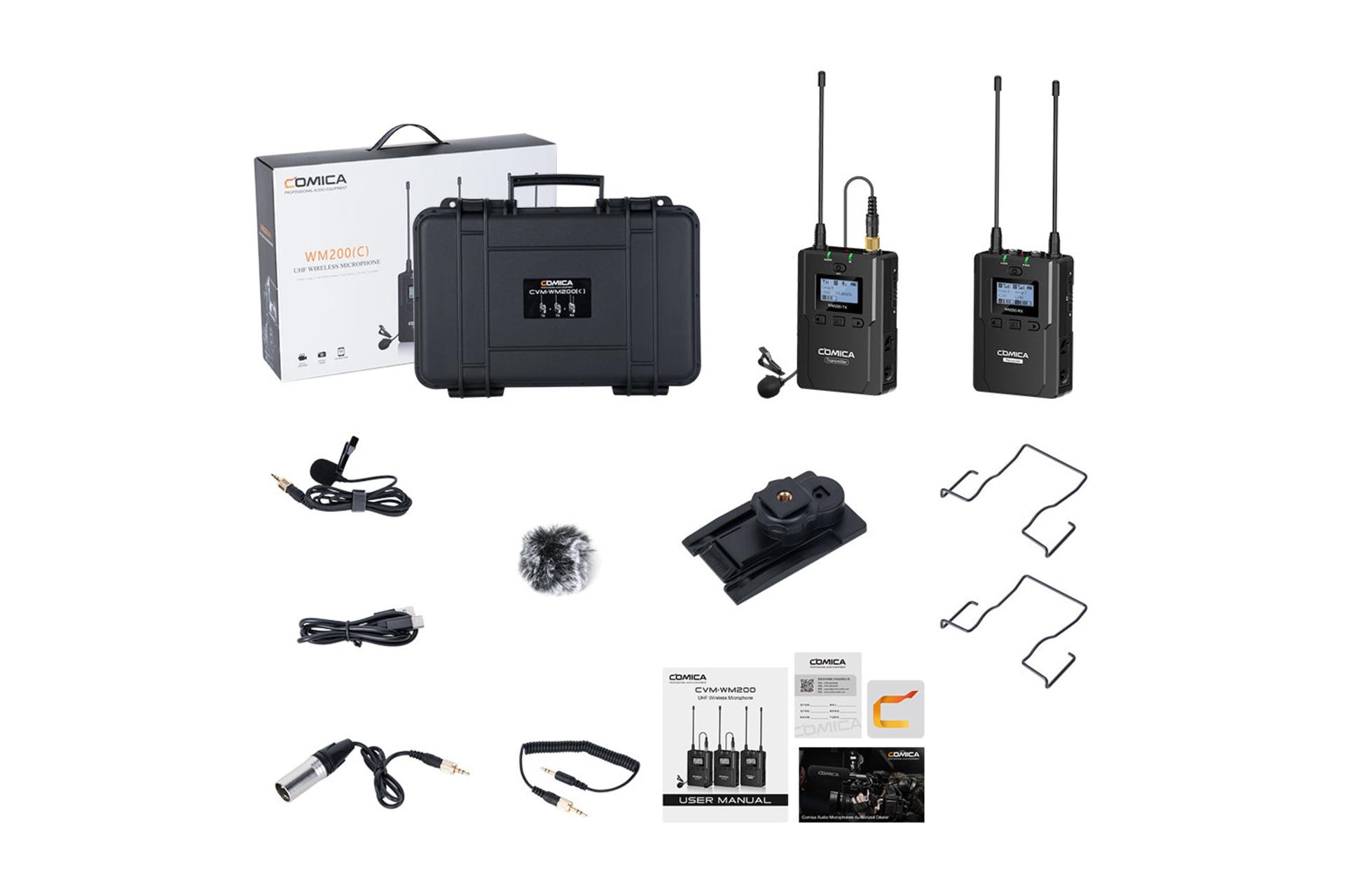 اقلام همراه میکروفون کامیکا Comica CVM-WM200(C)