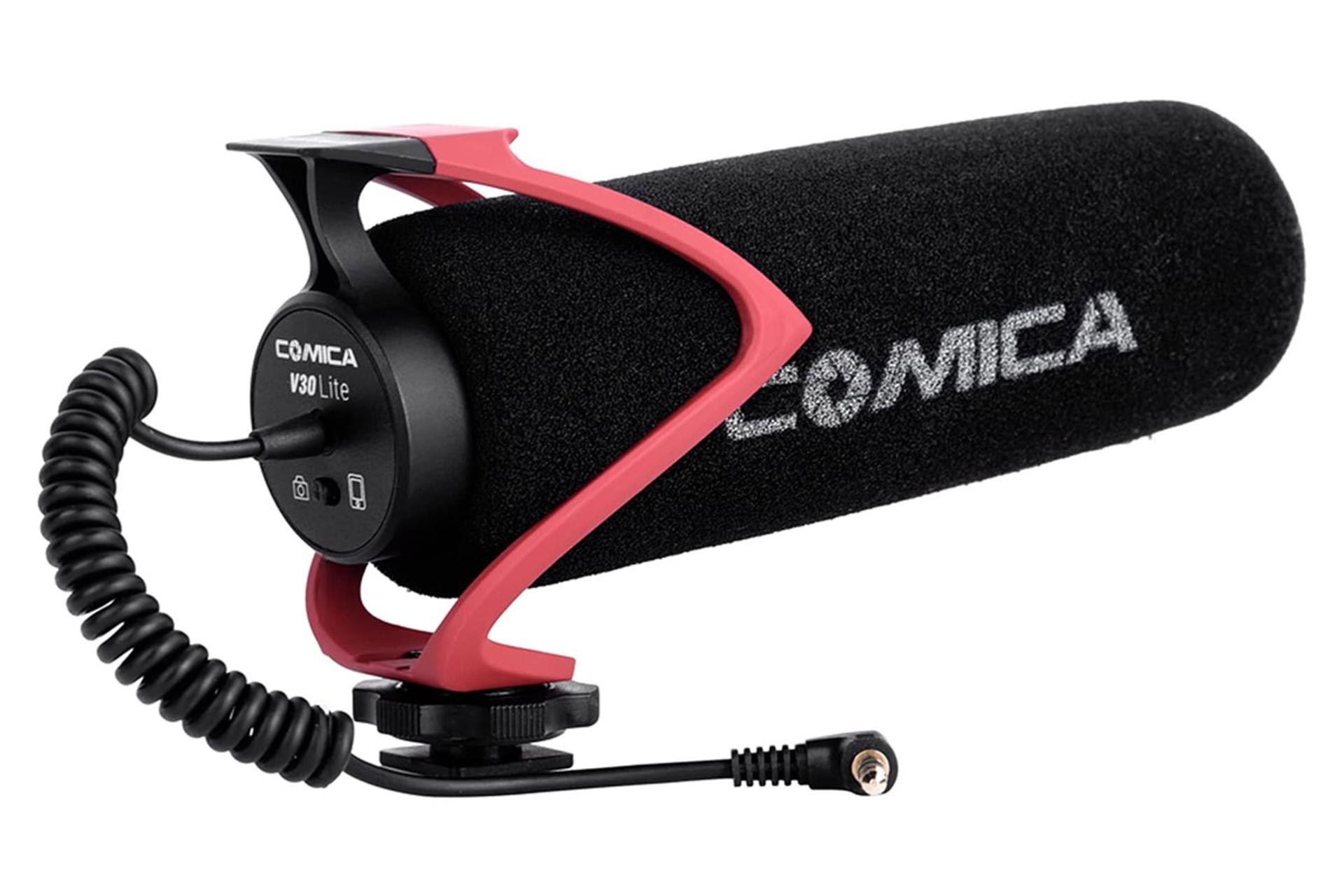 نمای نیم رخ عقبی میکروفون کامیکا CVM-V30 LITE