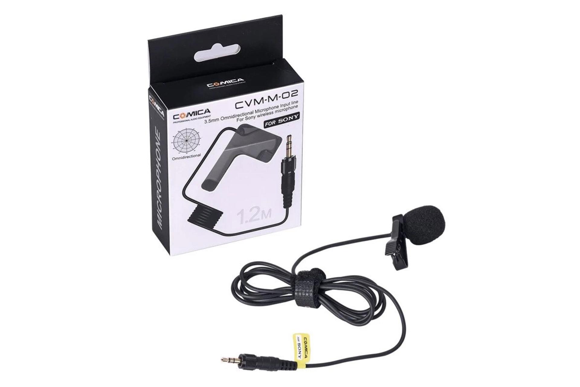 نمایش جعبه و میکروفون کامیکا CoMica CVM-M-O2