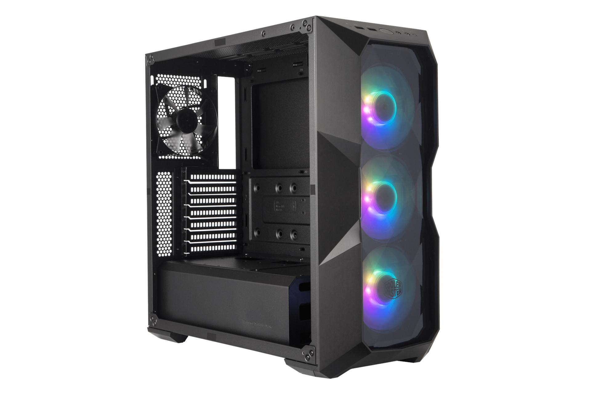 نمای چپ کیس کامپیوتر کولر مستر Cooler Master MASTERBOX TD500 ARGB