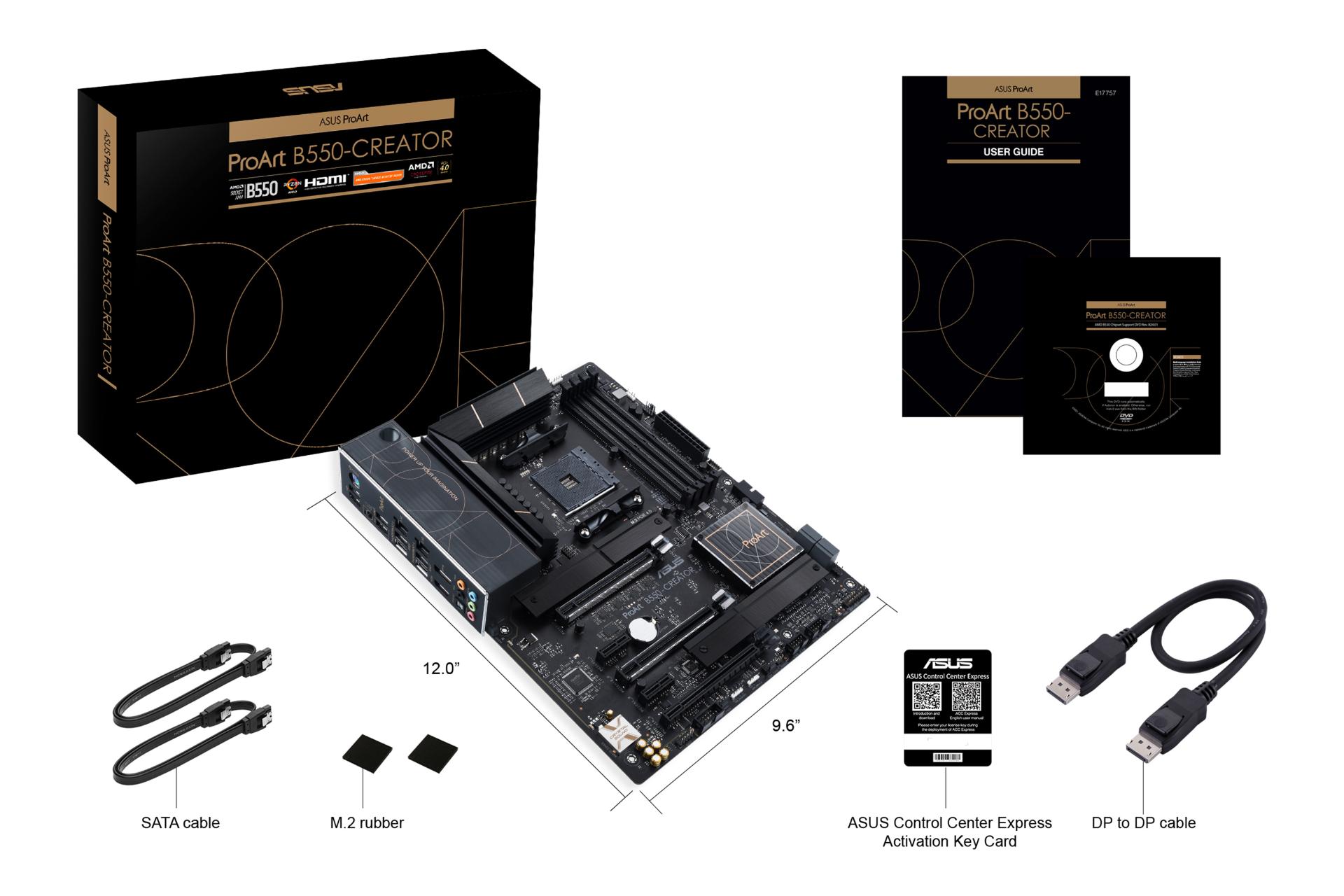 اقلام همراه مادربرد ایسوس ASUS ProArt B550-CREATOR