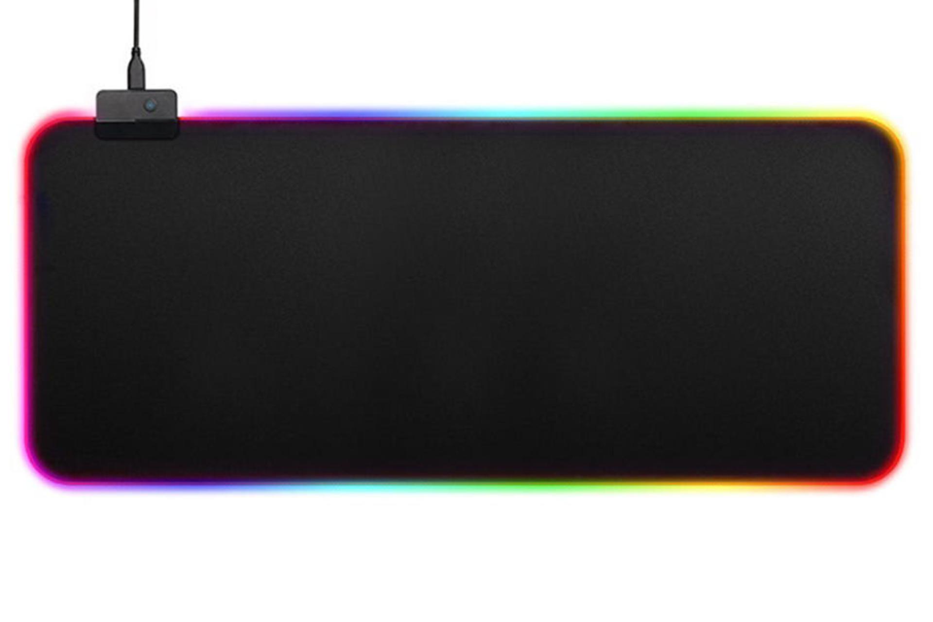 نمایش نورپردازی RGB اطراف ماوس پد ای سان تک GMS-X5