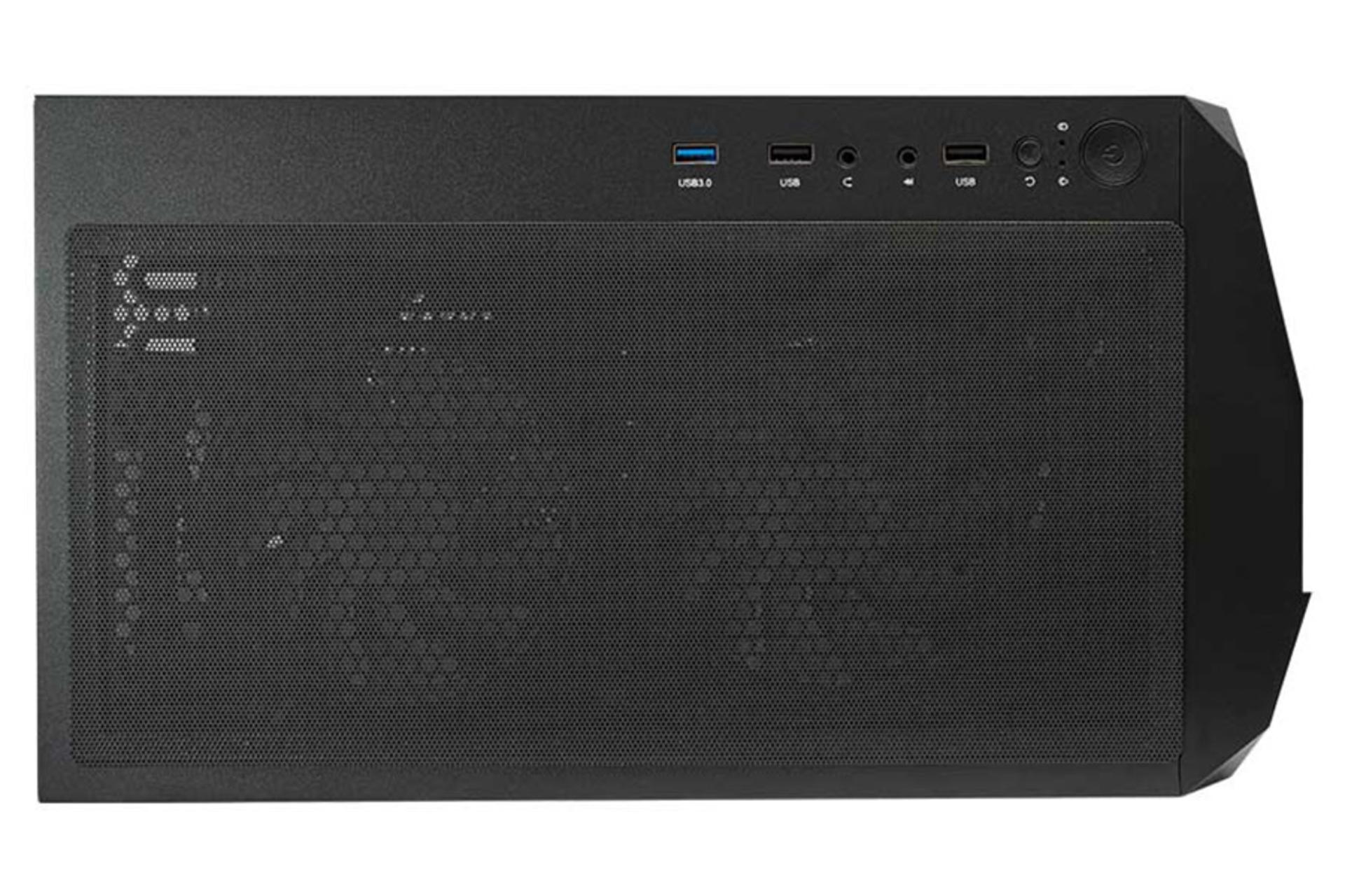 نمایش فیلتر و پورت‌های بالای کیس کامپیوتر فاطر مدل FG-740G