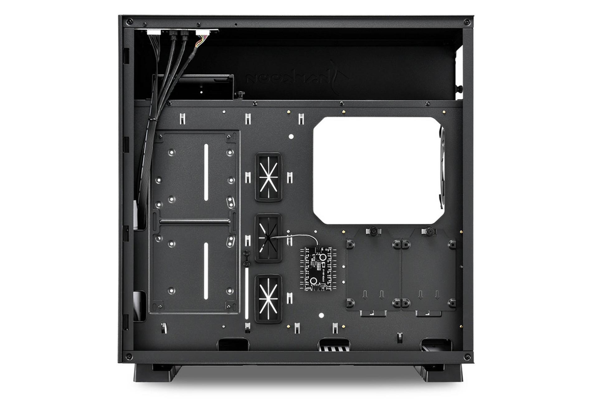 نمای داخل سمت راست کیس کامپیوتر شارکن PURE STEEL RGB