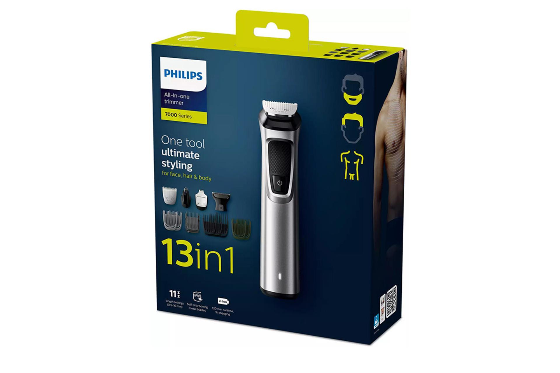 ماشین اصلاح و ریش تراش فیلیپس Philips MG7715/15 بسته بندی