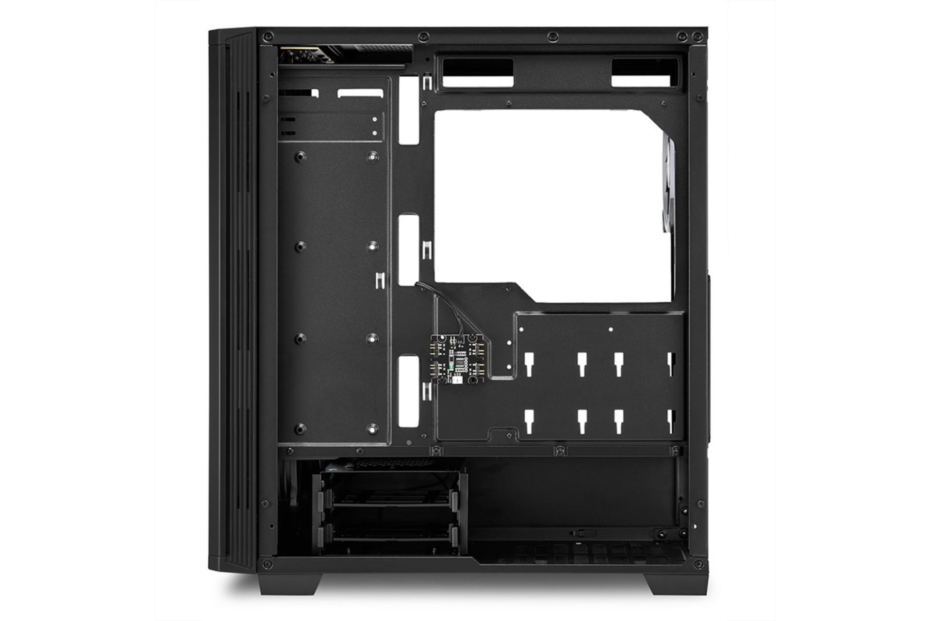 نمای داخل سمت راست کیس کامپیوتر شارکن RGB LIT 100