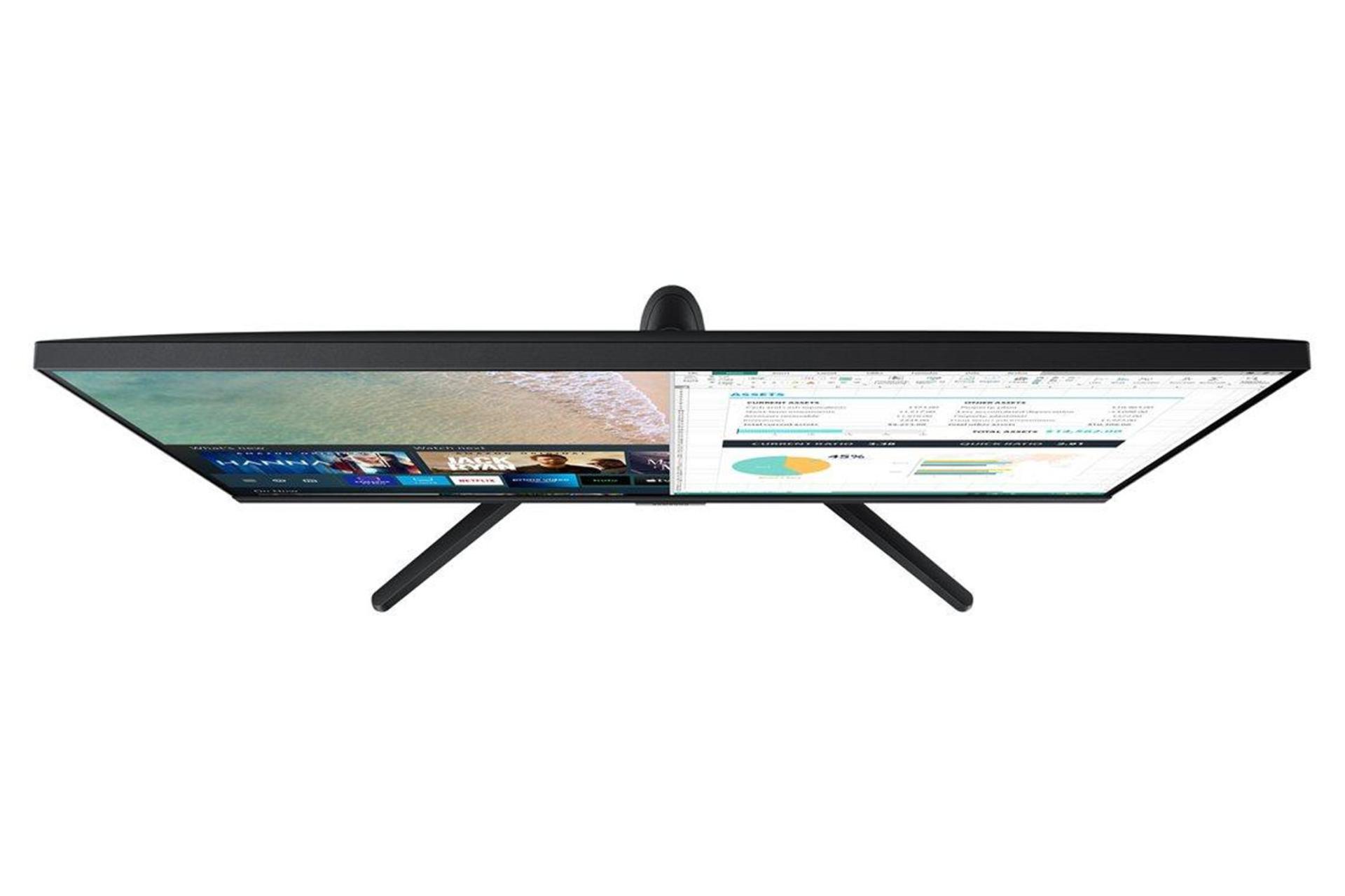 نمای بالا مانیتور سامسونگ 24 اینچ مدل 24M50A