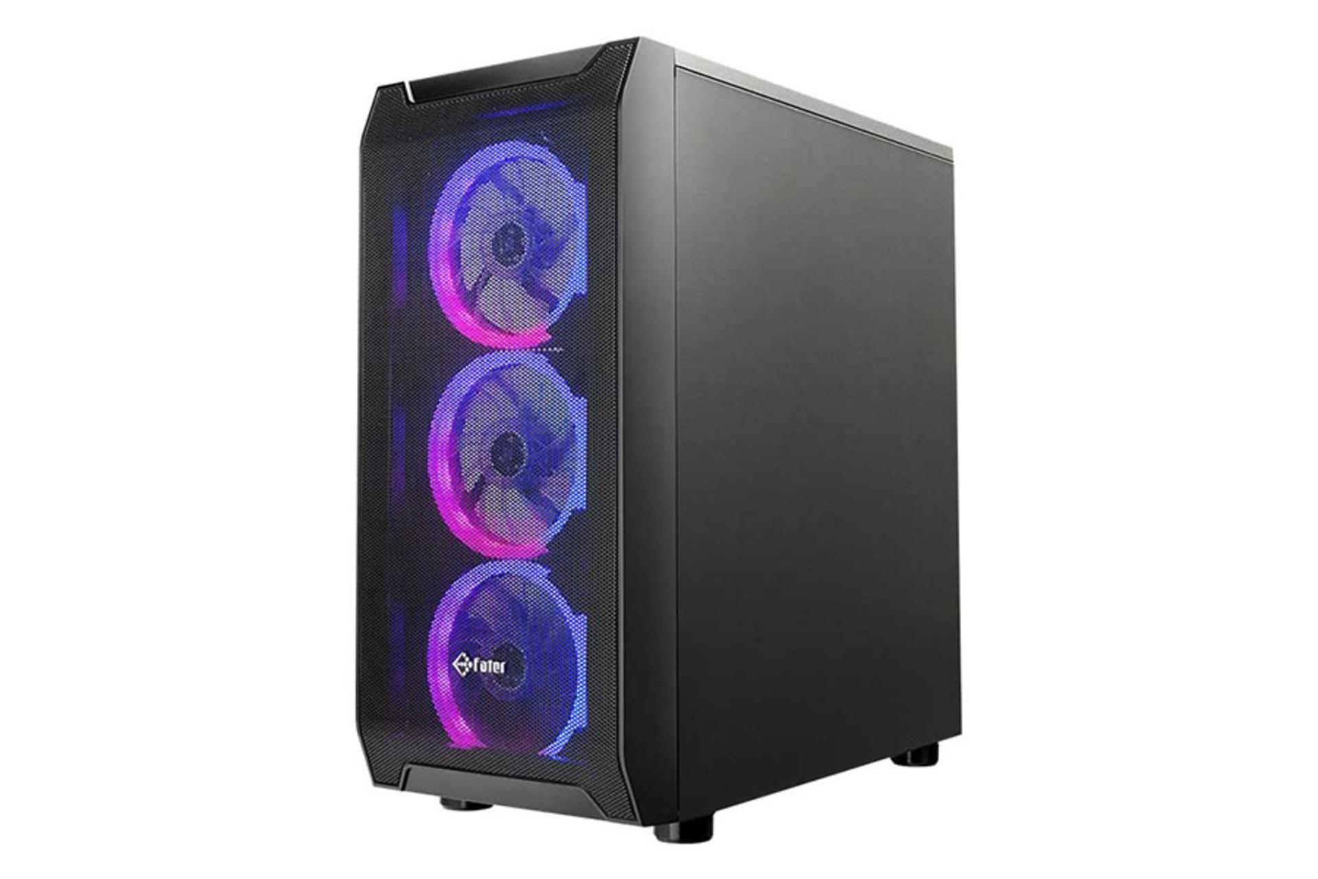 نمای نیم رخ جلو و سمت راست کیس کامپیوتر فاطر مدل FG-720S