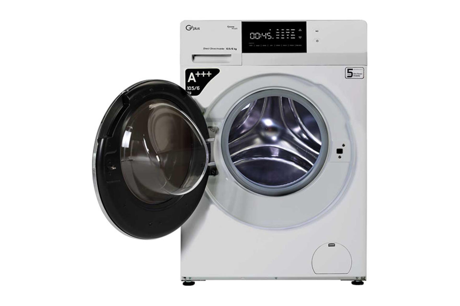 ماشین لباسشویی جی پلاس Gplus GWM-KD1049 نمای جلو