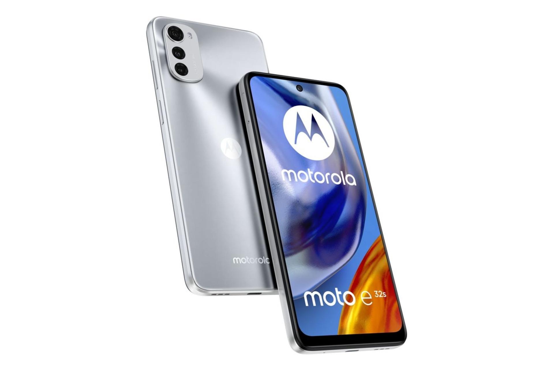 گوشی موبایل موتو E32s موتورولا / Motorola Moto E32s نقره ای