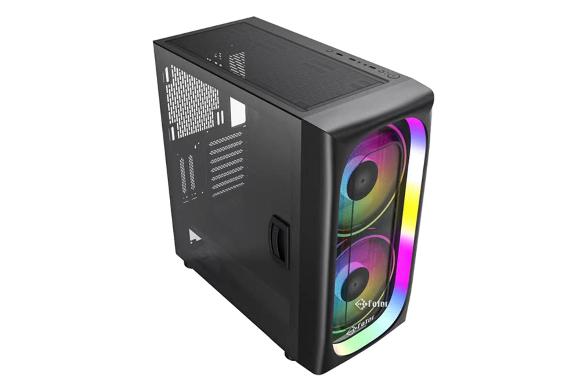 نمای نیم رخ جلو، بالا و سمت چپ کیس کامپیوتر فاطر مدل FG-790M