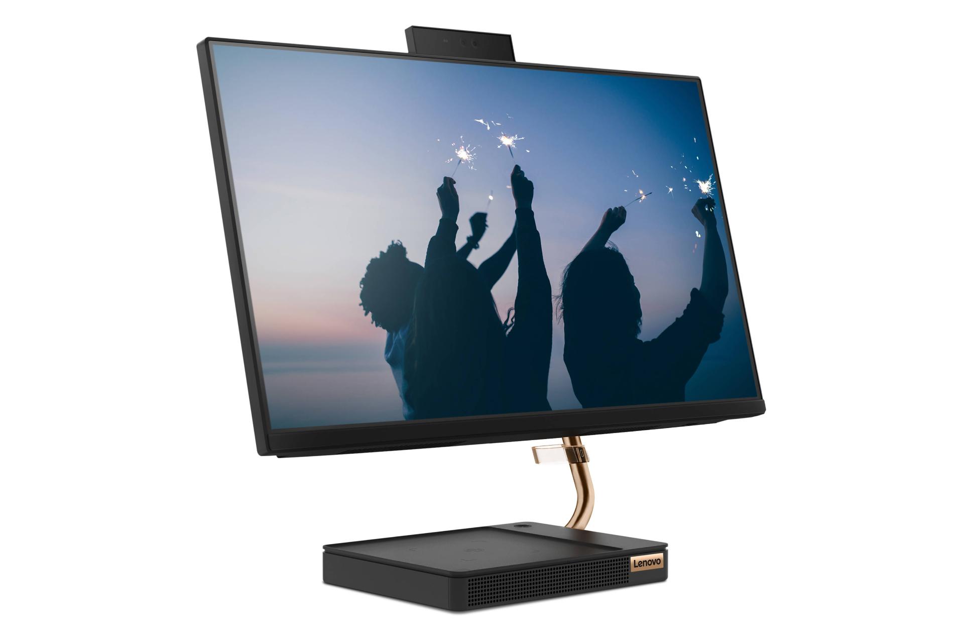 نیمرخ جلو و چپ کامپیوتر آل این وان All in One lenovo IdeaCentre A540-24ICB