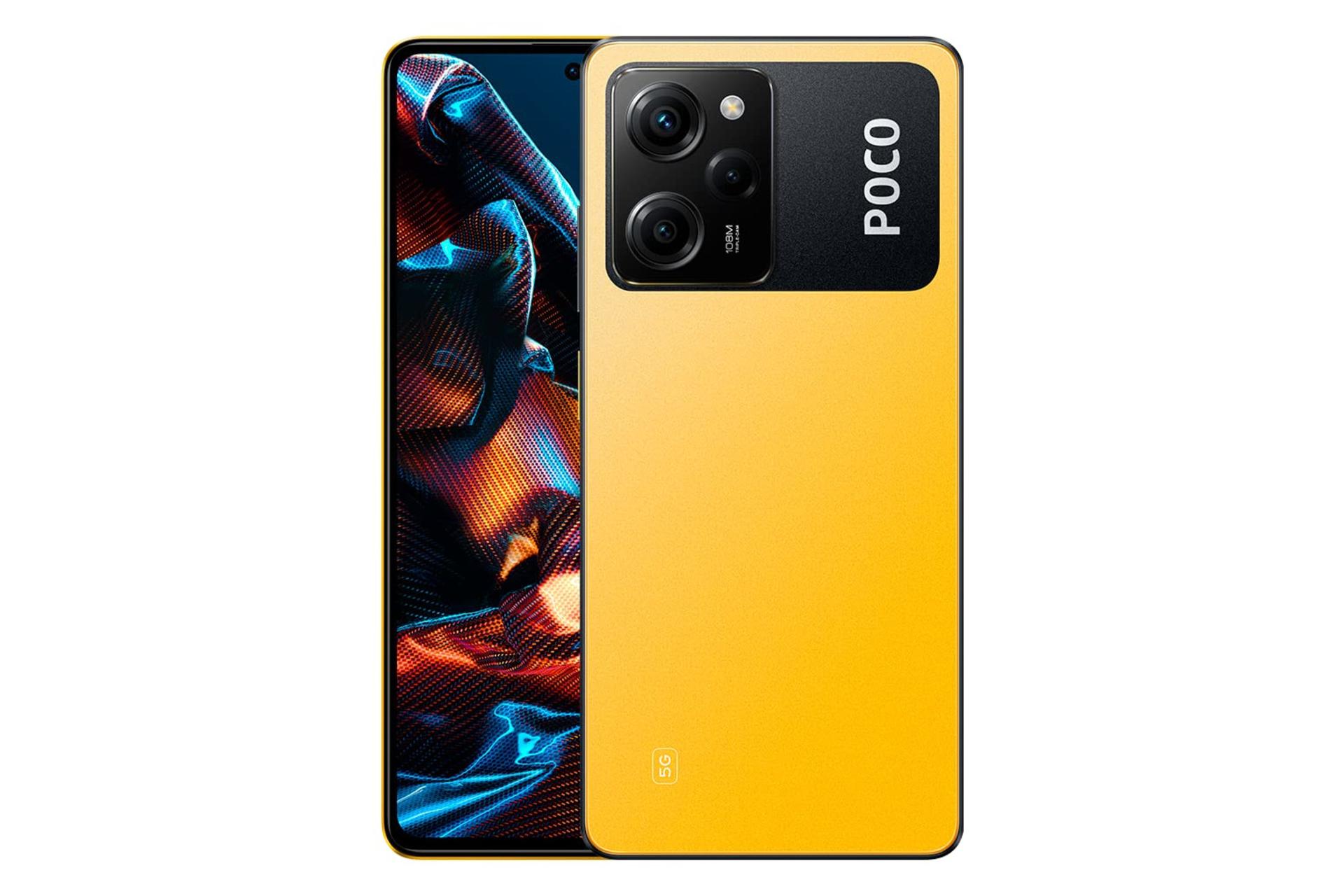 گوشی موبایل پوکو X5 پرو شیائومی / Xiaomi Poco X5 Pro زرد