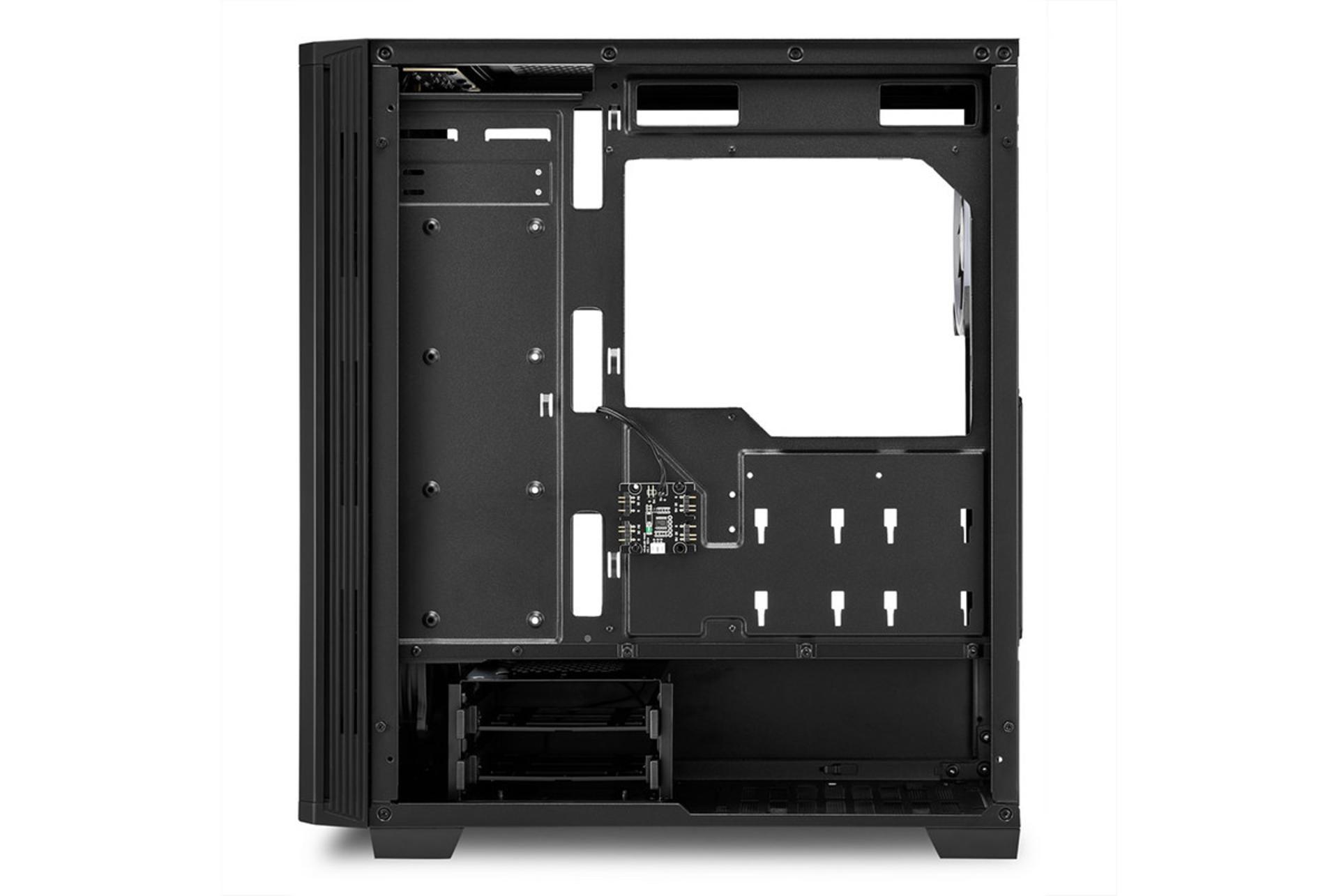 نمای داخل سمت راست کیس کامپیوتر شارکن RGB LIT 200