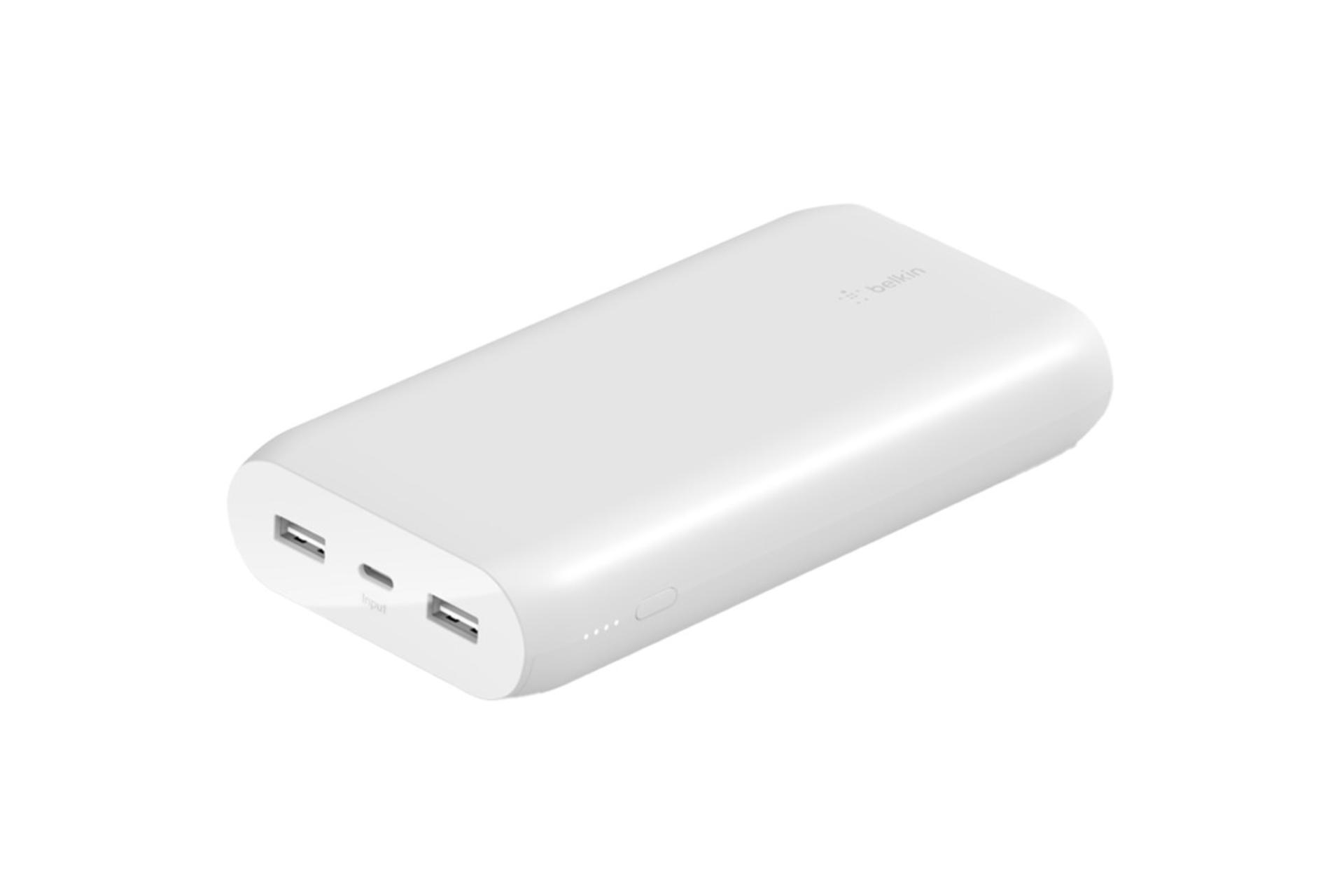 نمای جانبی پاور بانک بلکین BoostCharge BPB003btWT