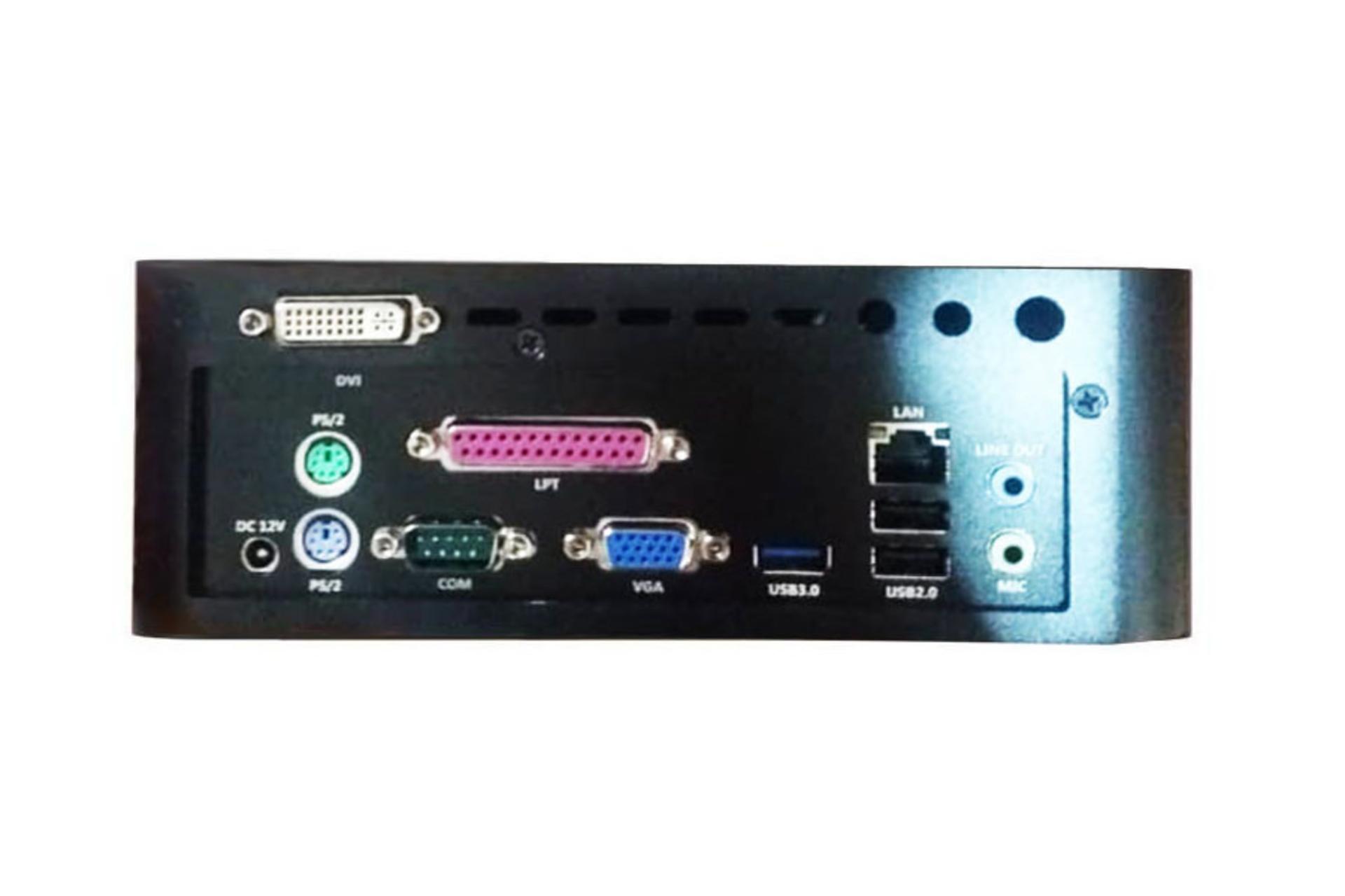 نمای پشت کامپیوتر کوچک MEVA G1900-HST28