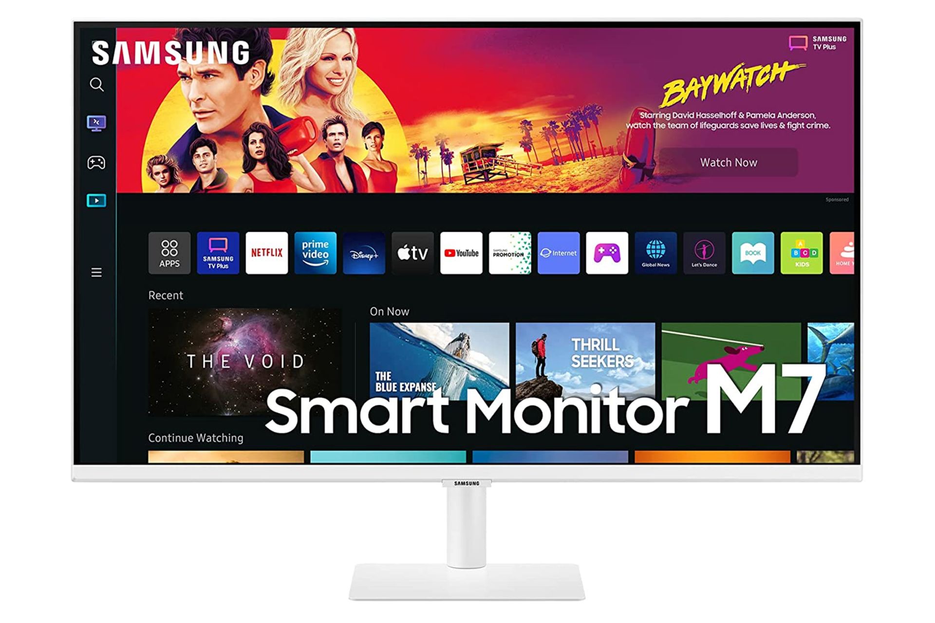 مانیتور سامسونگ 32 اینچ مدل Smart Monitor M7 نمای جلو