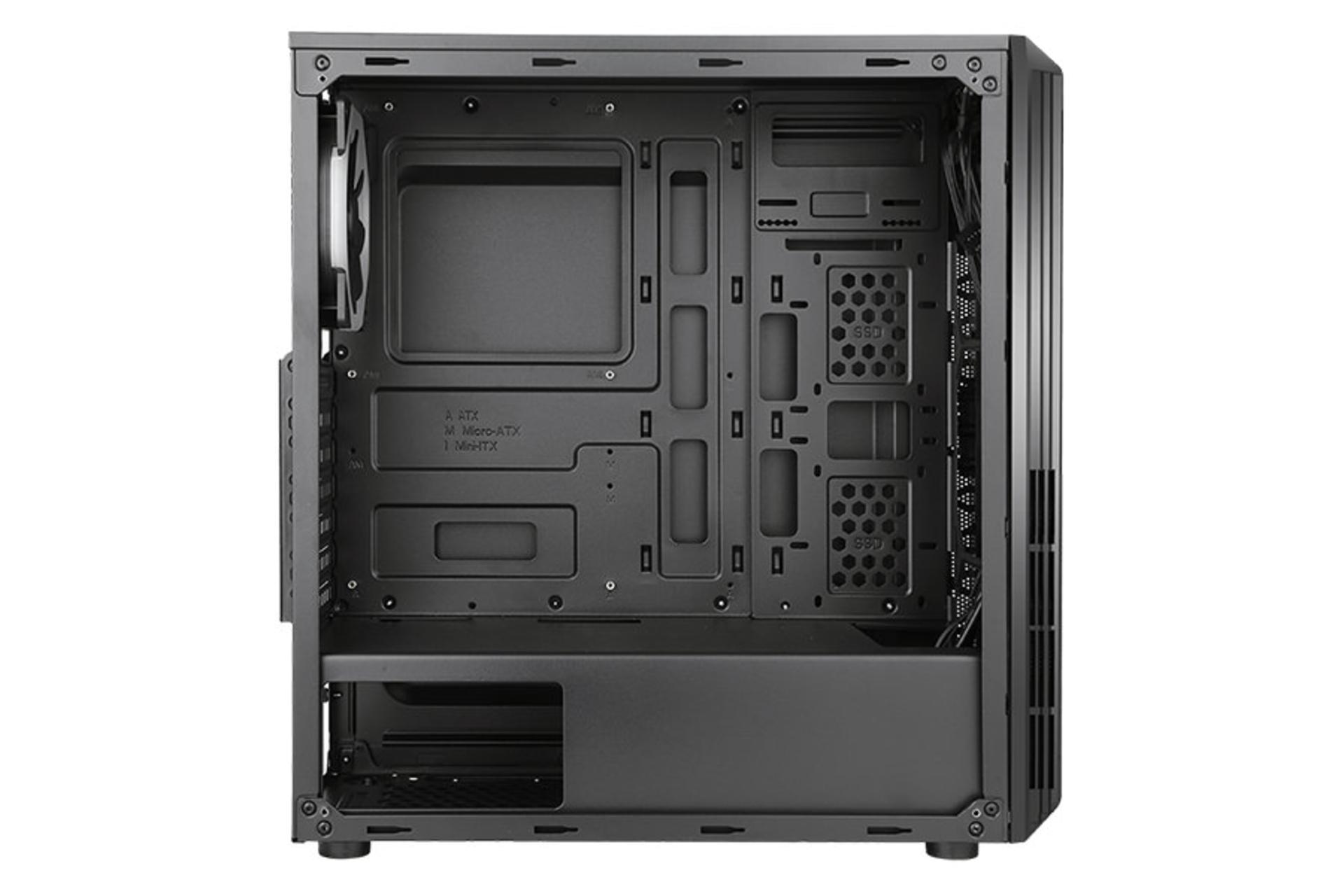 نمای داخل سمت چپ کیس کامپیوتر اوست Famour