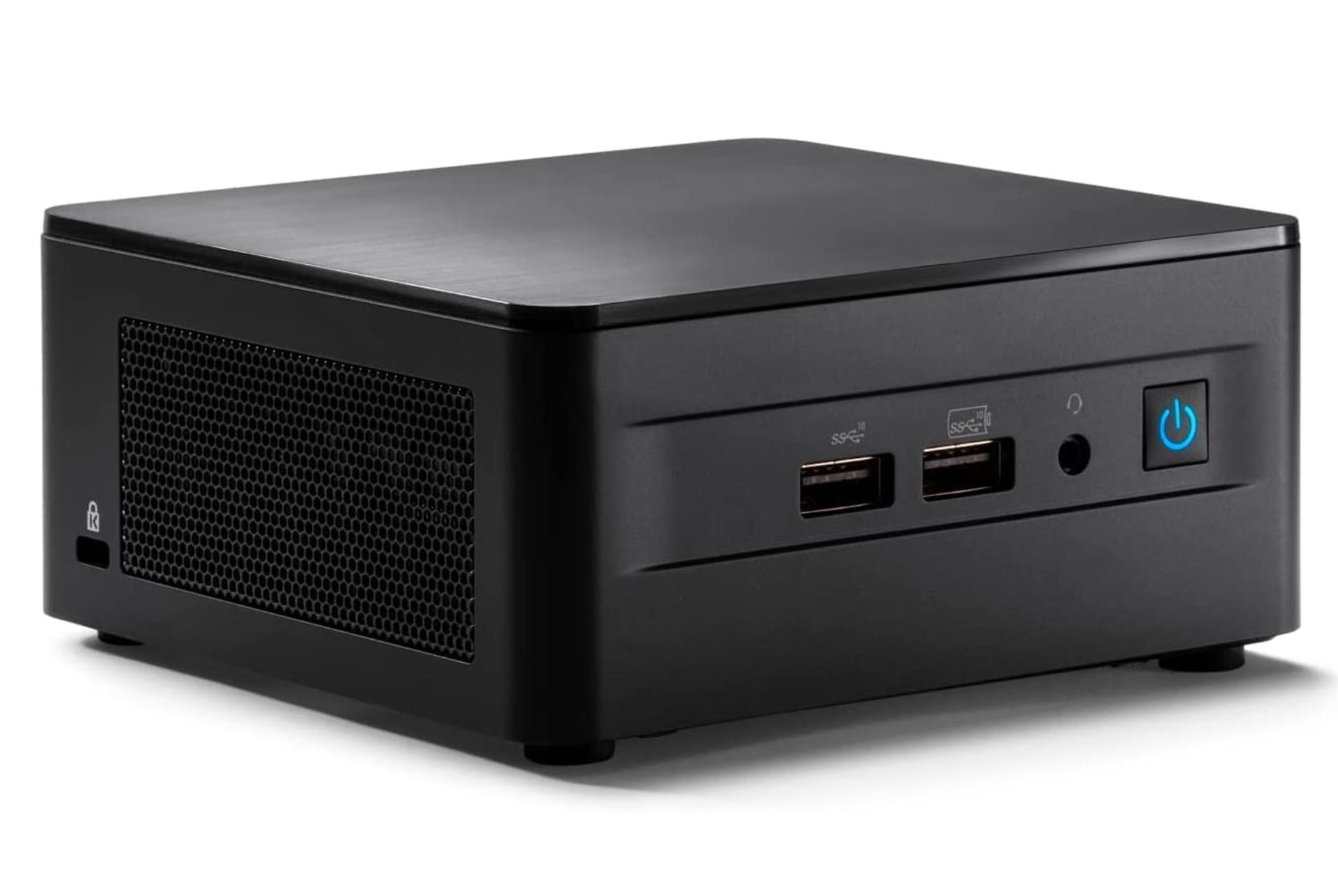 نمای جانبی کامپیوتر کوچک Intel NUC 12 Pro Mini NUC12WSHI7