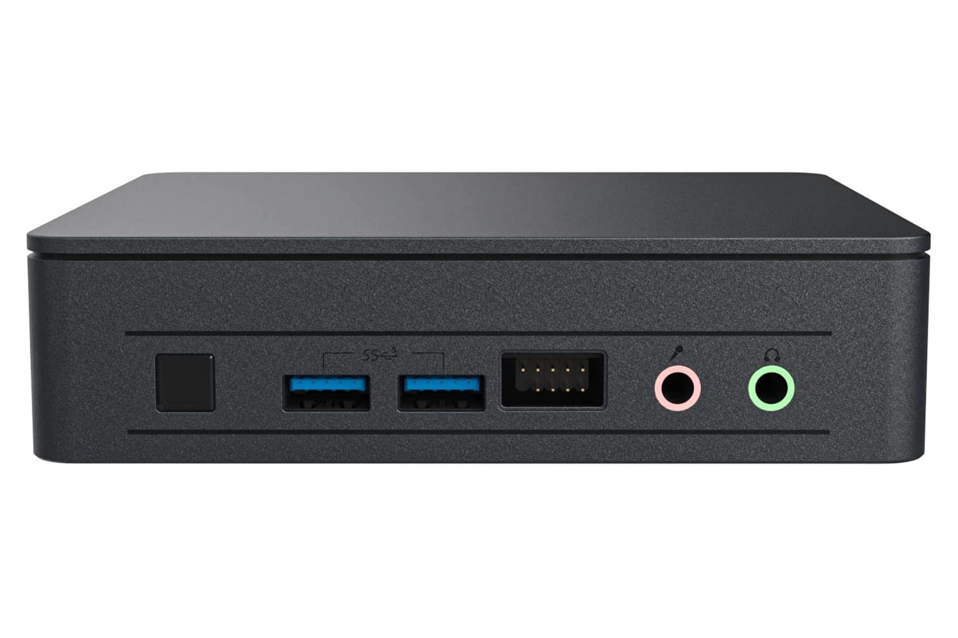 نمای روبرو کامپیوتر کوچک Intel NUC11ATKC4