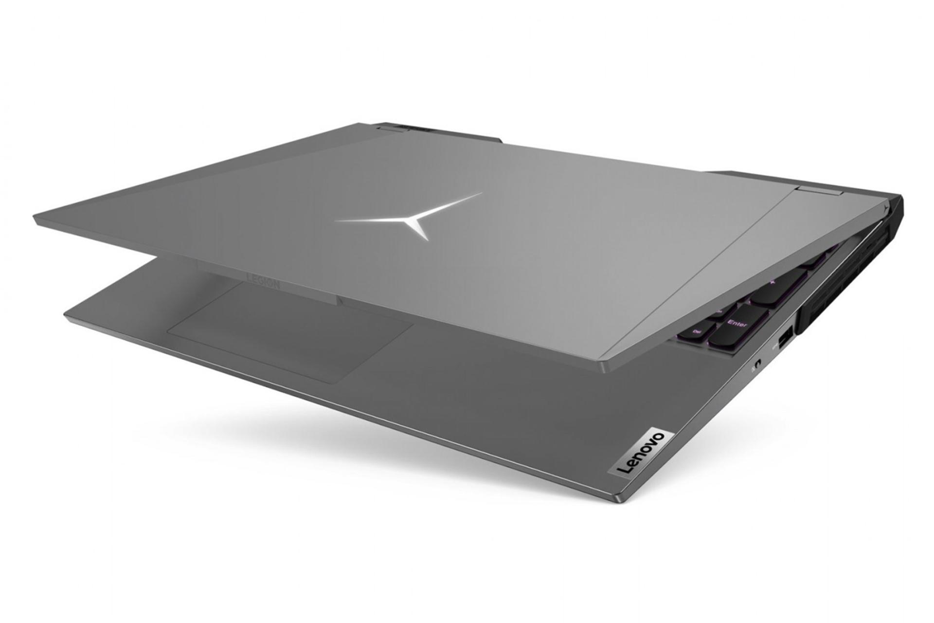 نمای پشت لپ تاپ لنوو لیژن 5 پرو رنگ توسی