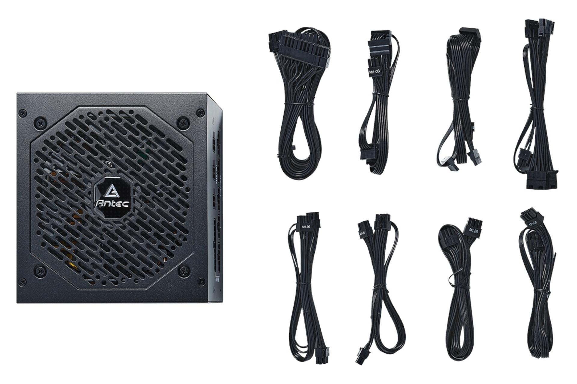 کابل های پاور کامپیوتر انتک Antec NeoECO Gold Modular NEG750 750W با توان 750 وات