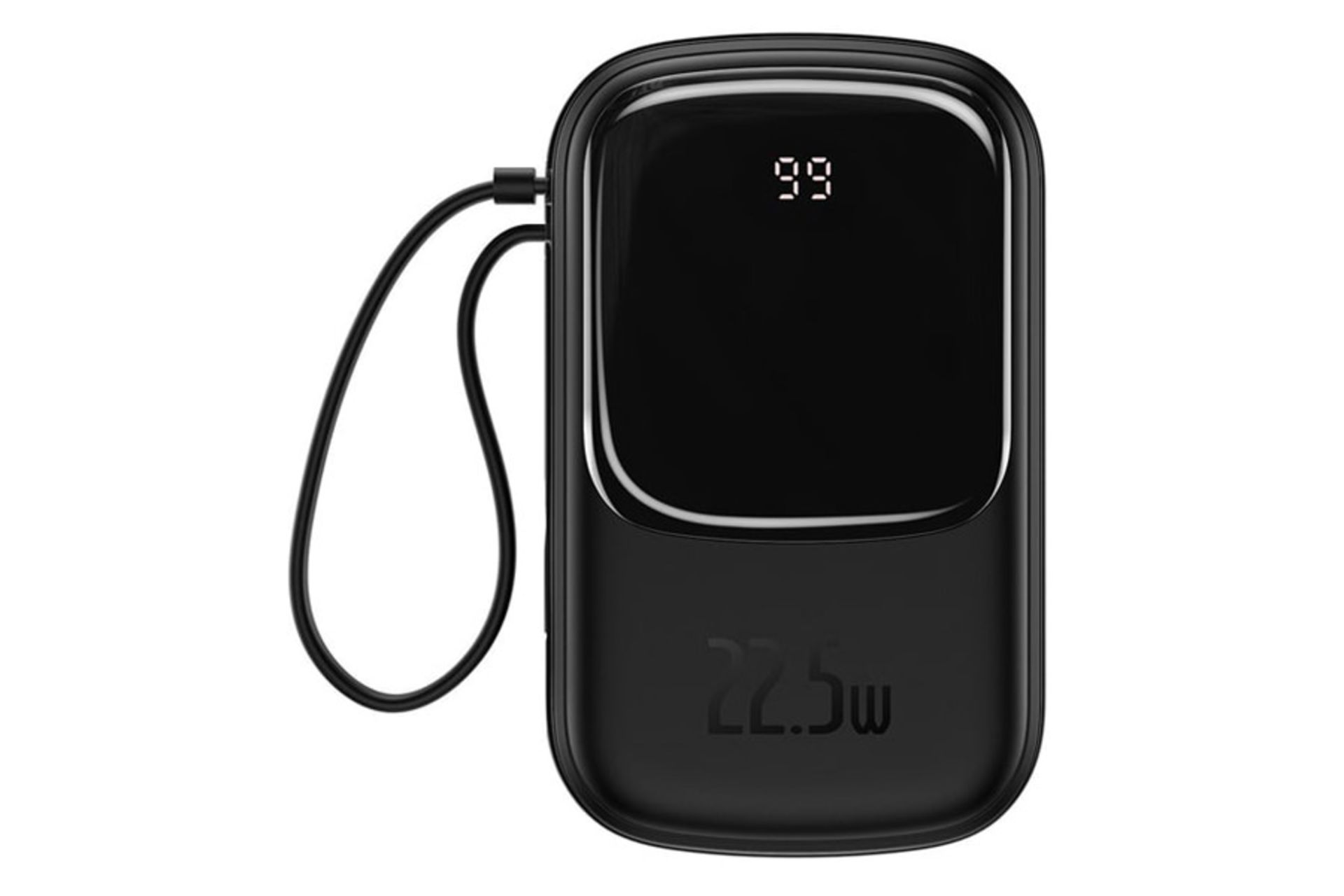 نمای روبرو پاور بانک باسئوس Qpow Digital Display