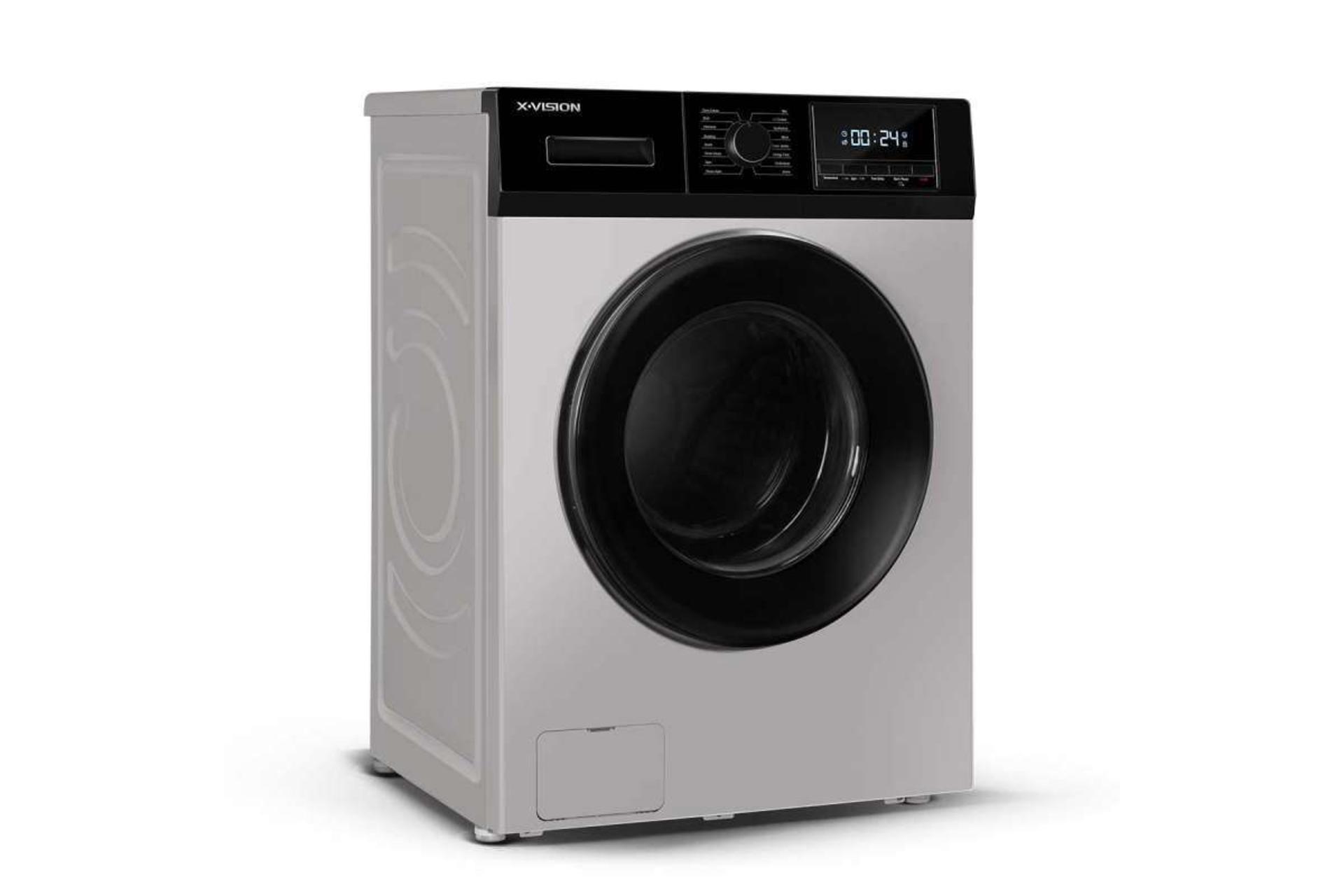 ماشین لباسشویی ایکس ویژن X.Vision TG72 خاکستری