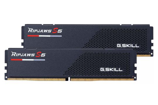 رم جی اسکیل G.SKILL Ripjaws S5 ظرفیت 32 گیگابایت (2x16) از نوع DDR5-5200 CL40 مشکی
