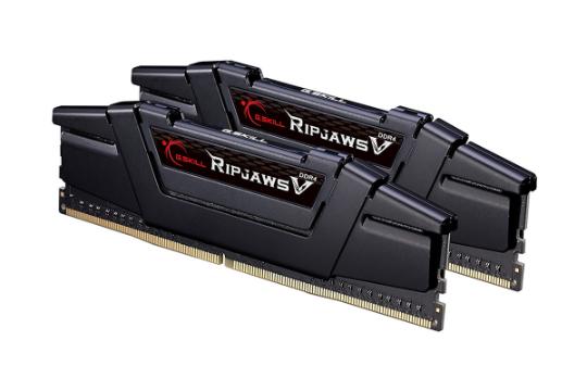 نمای کناری رم جی اسکیل Ripjaws V ظرفیت 64 گیگابایت (2x32) از نوع DDR4-3600