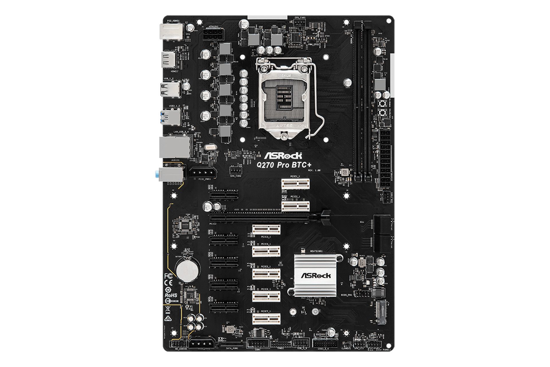 مادربرد ازراک ASRock Q270 Pro BTC Plus