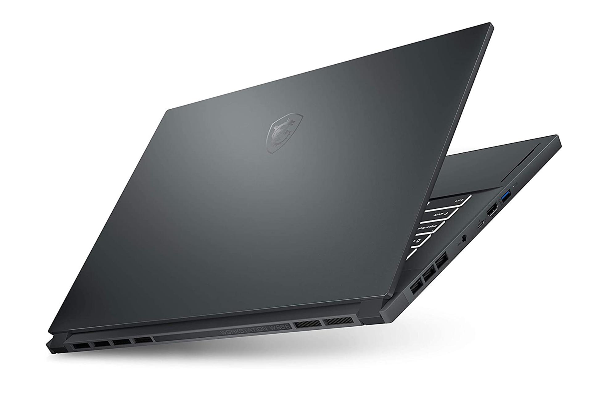 لپ تاپ ام اس ای MSI WS66  نمای پشت