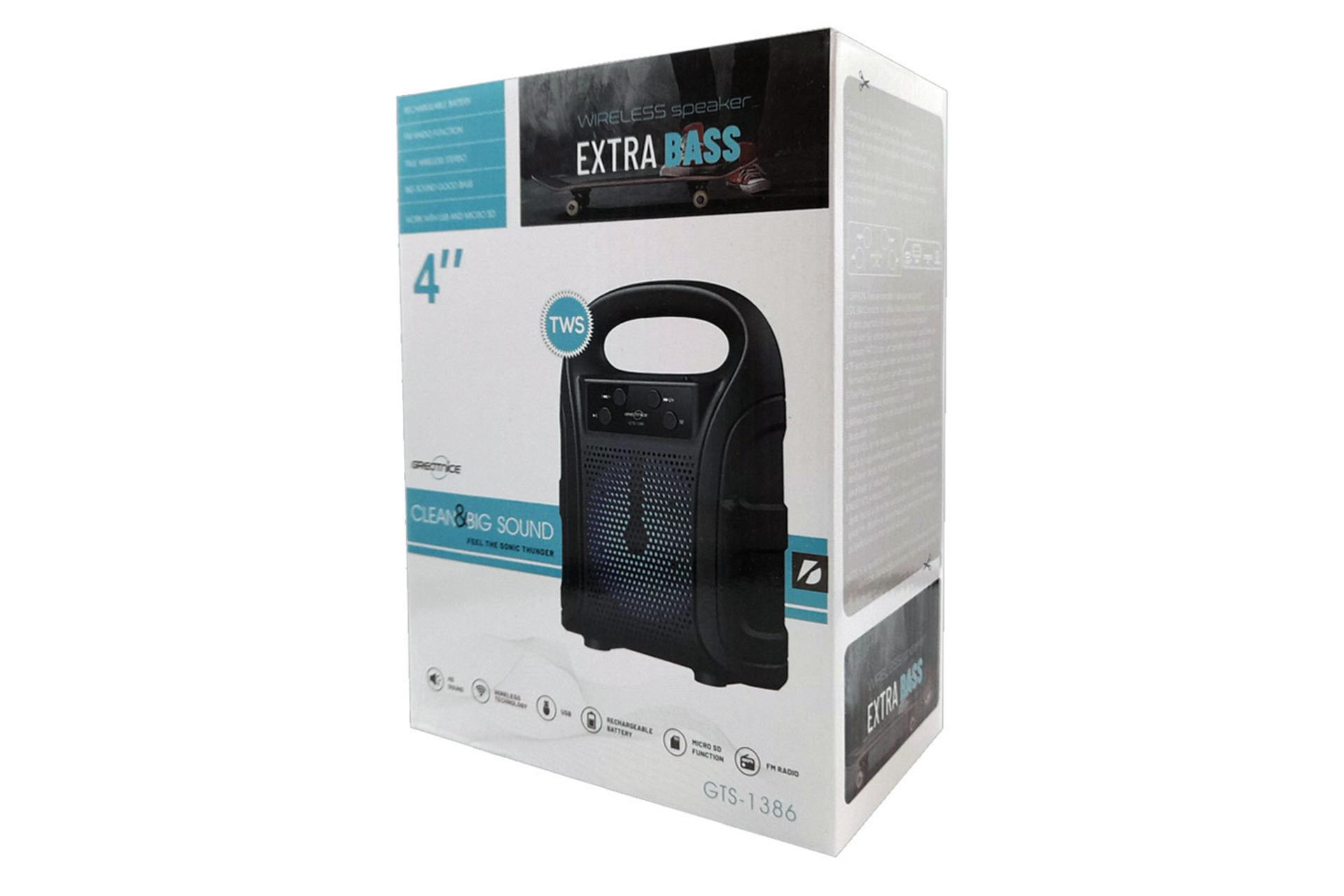 جعبه اسپیکر گریت نایس GREATNICE GTS-1386